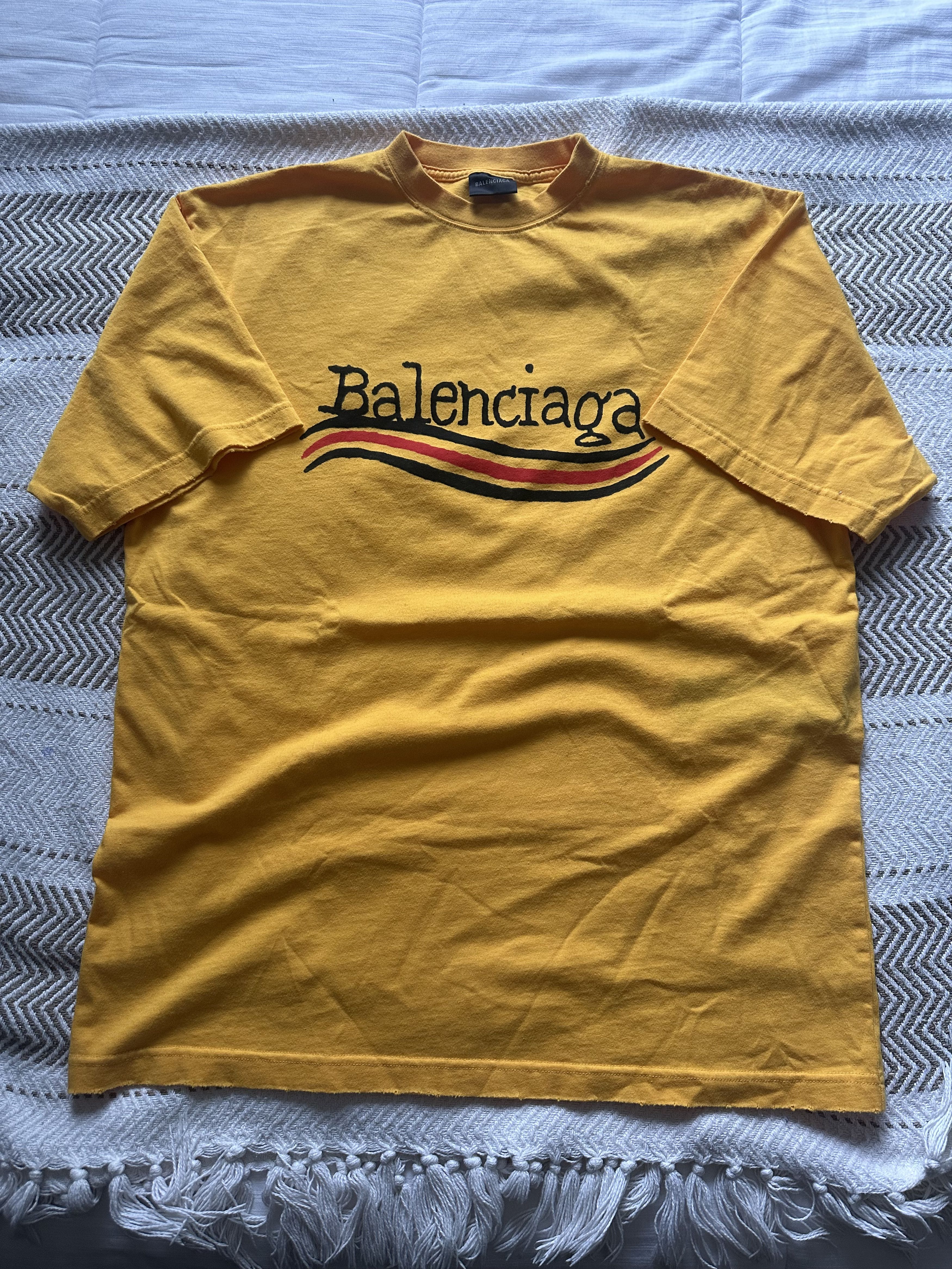 Balenciaga Balenciaga 2023 Bleed Logo Sharpie Shirt Size US S / EU 44-46 / 1 - 1 Thumbnail