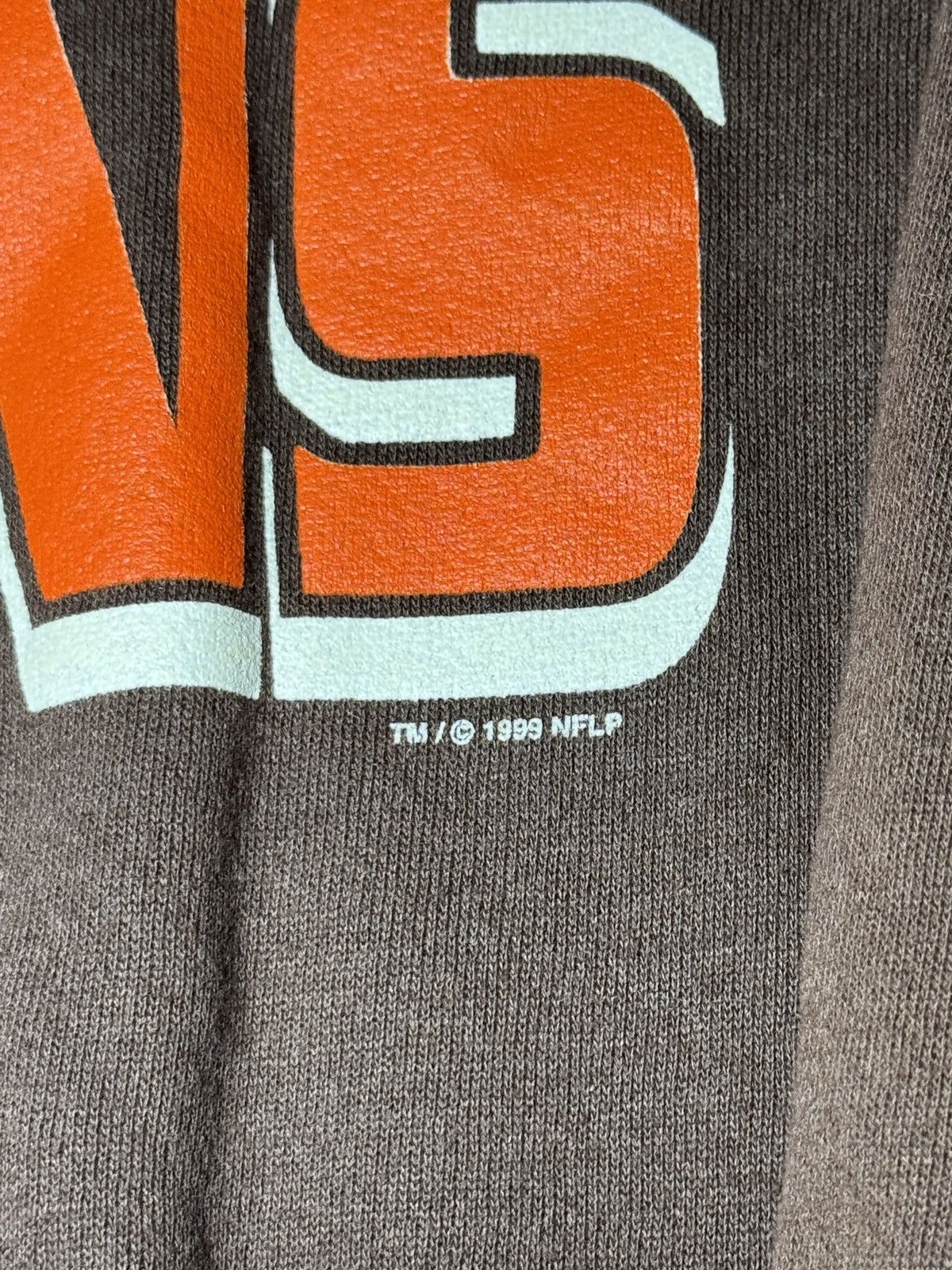Vintage Vintage 90s Cleveland Browns 1999 Retro Crewneck Sweatshirt Size US L / EU 52-54 / 3 - 3 Thumbnail