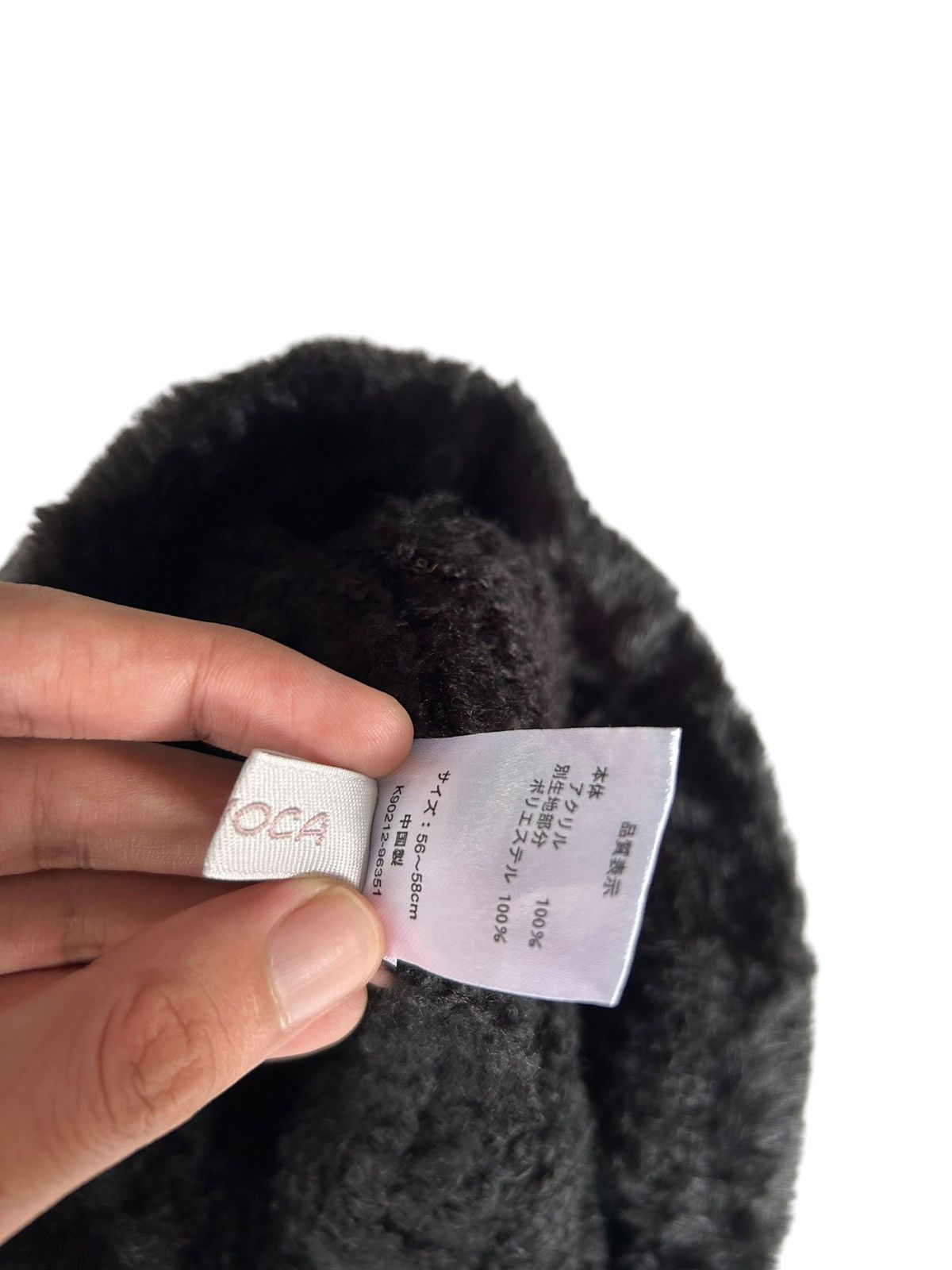 Japanese Brand × Kapital × Vintage Japanese Brand Punk Bondage Style knitt fur Big Beanie Hats Size ONE SIZE - 5 Thumbnail