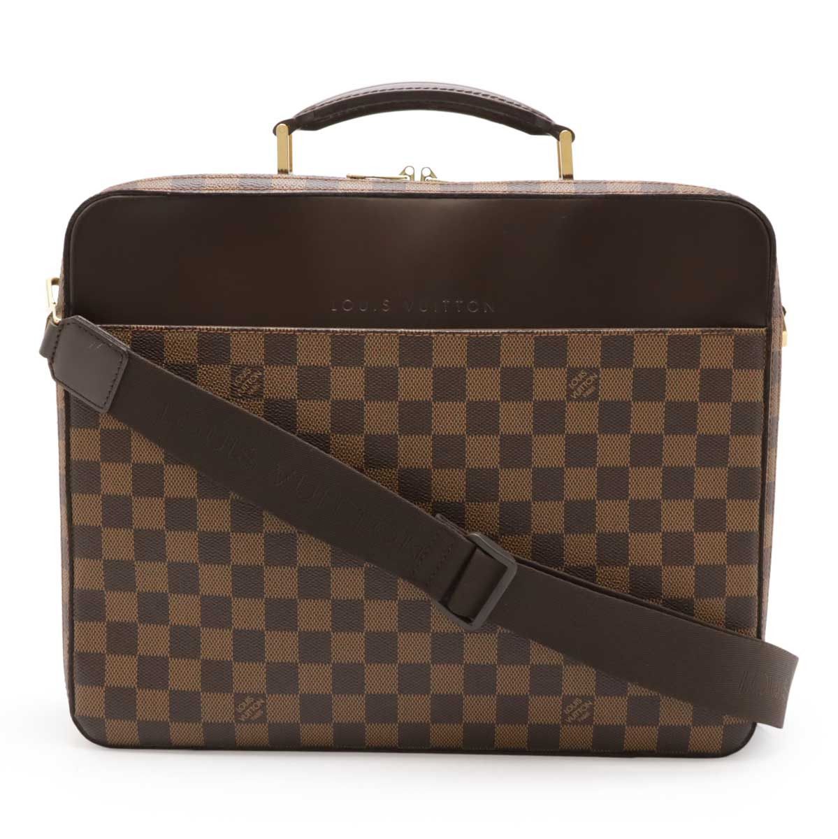 Louis Vuitton Louis Vuitton Louis Vuitton Port Ordinateur Sabana Damier 2way Business Bag Canvas Business Bag N53355 DUTY FREE for USA Size ONE SIZE - 1 Thumbnail