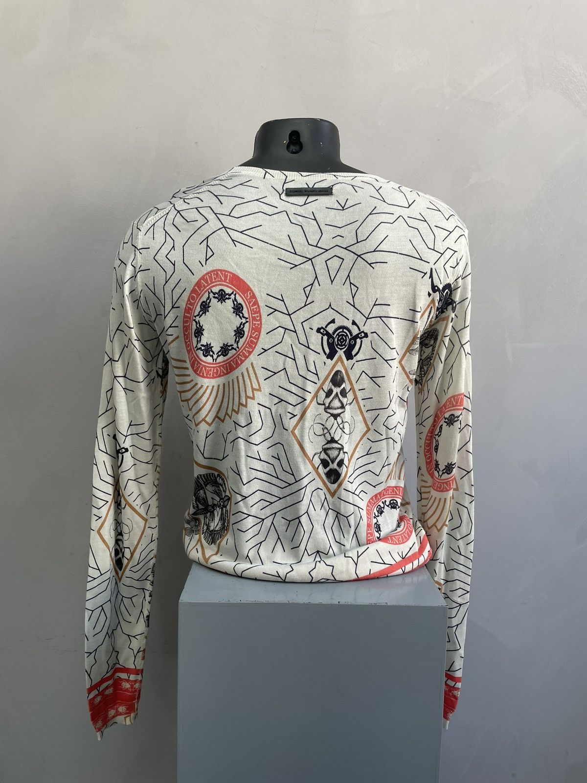 Diesel New Diesel black gold tattoo long sleeve sweater y2k hype Size US S / EU 44-46 / 1 - 7 Thumbnail