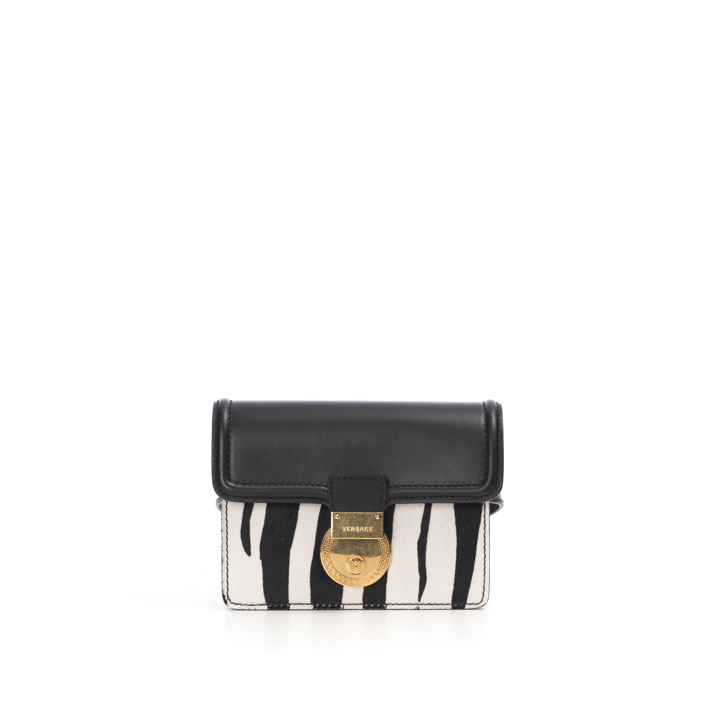 Versace Zebra Motif V-Adiona Belt Bag Size ONE SIZE - 1 Thumbnail