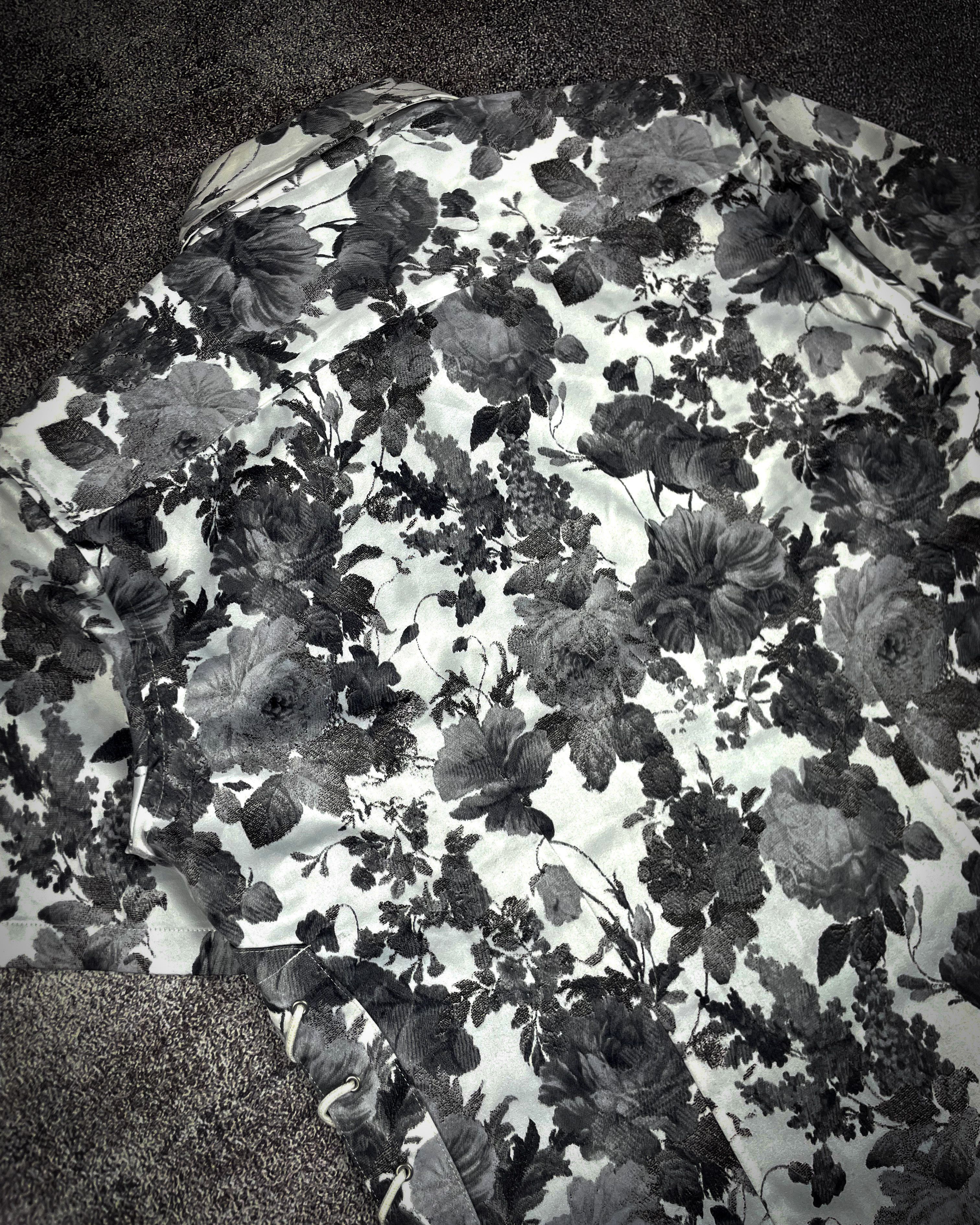 Tornado Mart 2000's Tornado Mart Floral Button up Laces Shirt Size US L / EU 52-54 / 3 - 5 Thumbnail