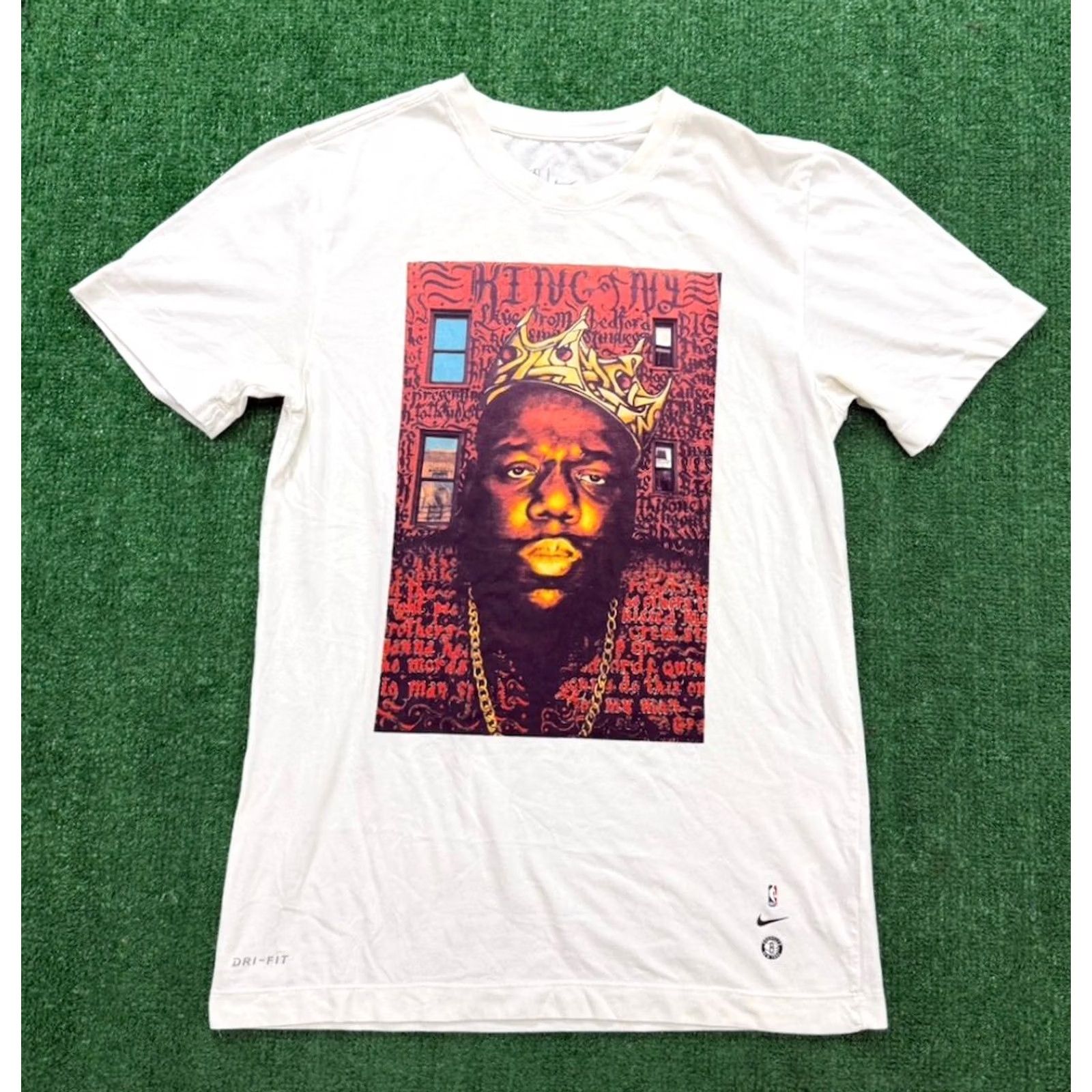 Nike Nike Biggie Smalls B.I.G Brooklyn Nets Dri-FIT NBA T-Shirt Size S Multicolor Mens Size US S / EU 44-46 / 1 - 2 Thumbnail