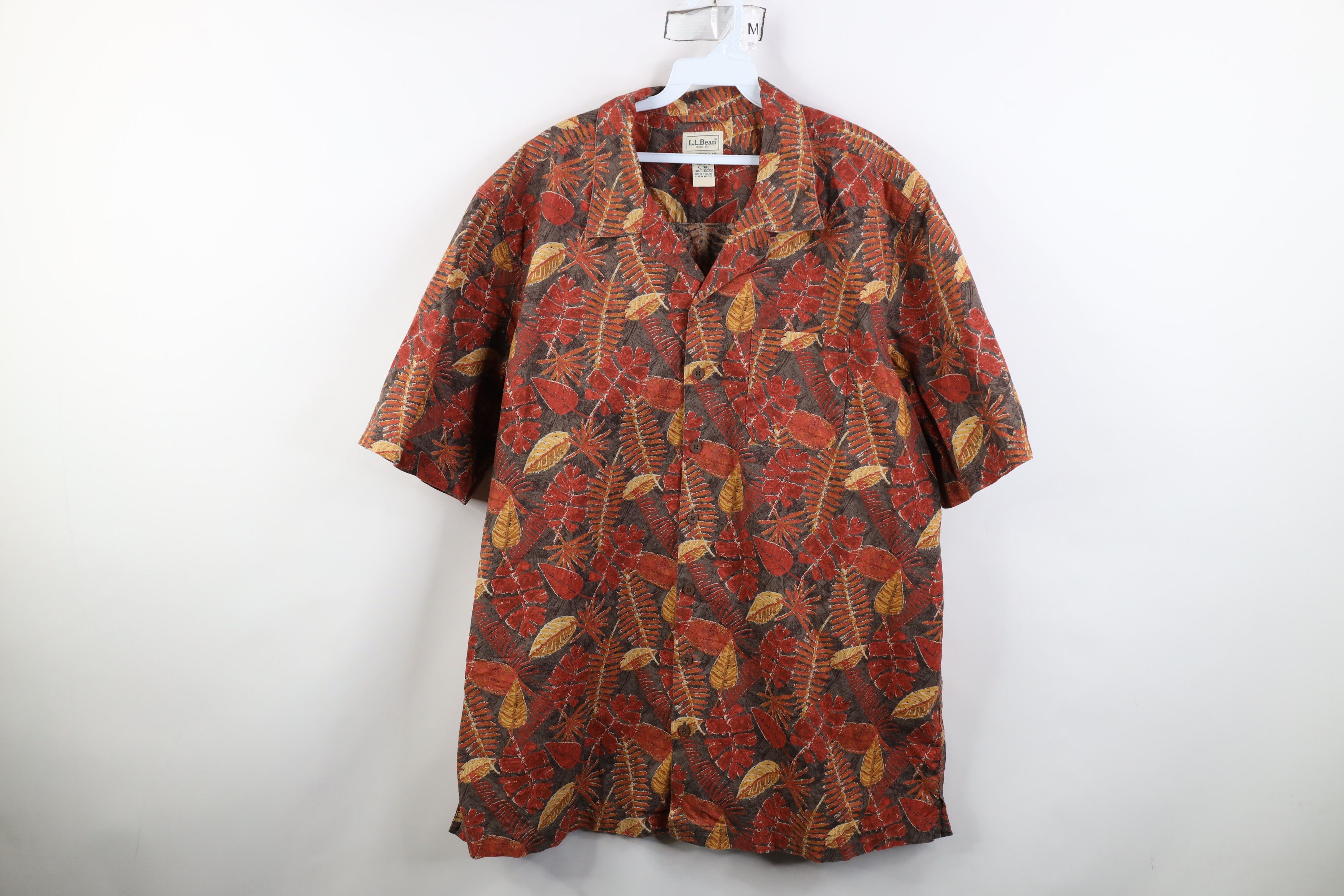 L.L. Bean Vintage 90s Y2K LL Bean Hawaiian Short Sleeve Button Shirt Size US XL / EU 56 / 4 - 1 Thumbnail