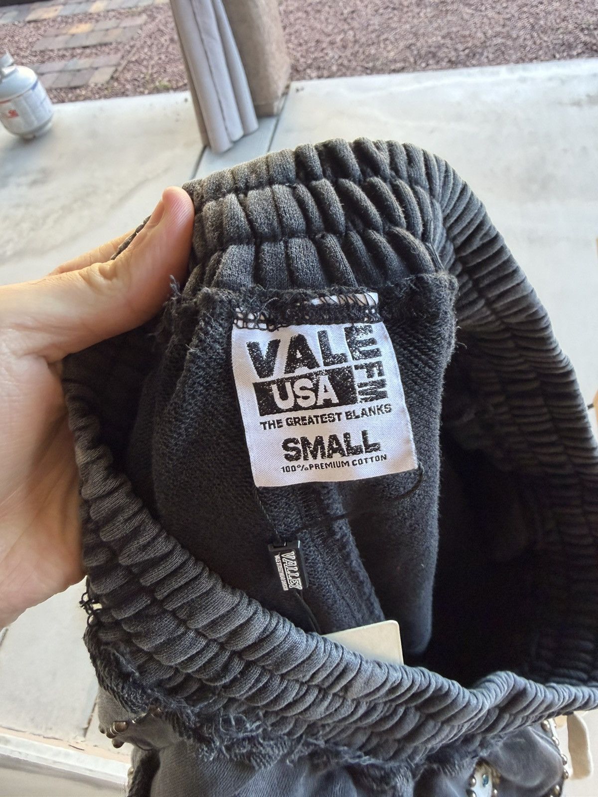 Vale Vale Skittle Rhinestone Sweatpants – Black Size Small New Size US 30 / EU 46 - 6 Thumbnail