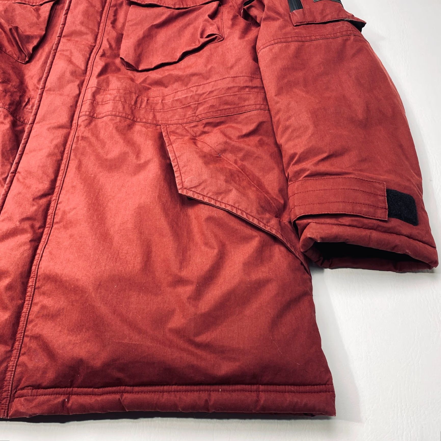 Timberland Timberland Nordic Edge Expedition Parka Jacket Mens XL Red Waterproof 7791 Size US XL / EU 56 / 4 - 4 Thumbnail