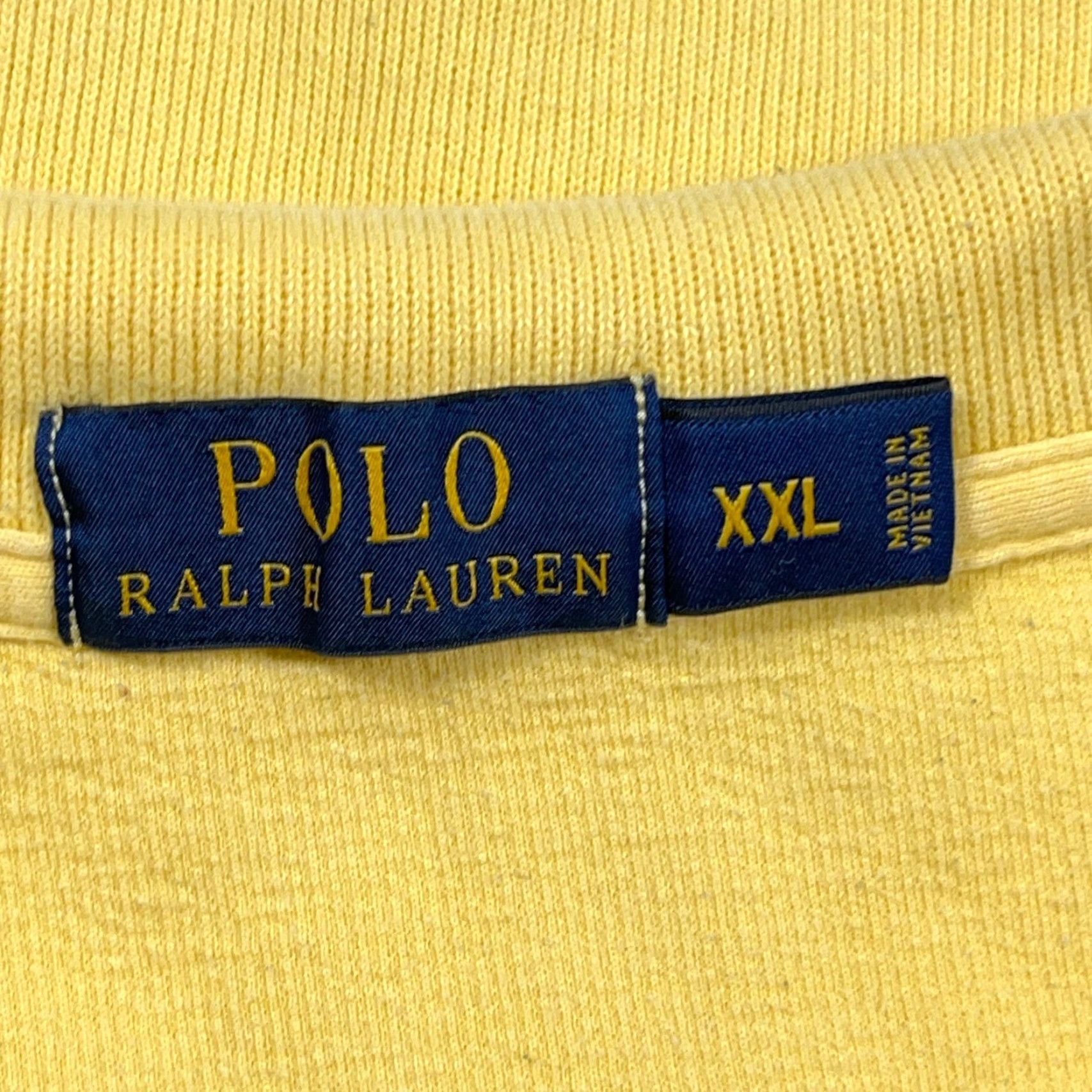 Polo Ralph Lauren Polo Ralph Lauren Sweater Men 2XL Yellow Pullover Quarter Zip Sweatshirt Size US XXL / EU 58 / 5 - 5 Thumbnail