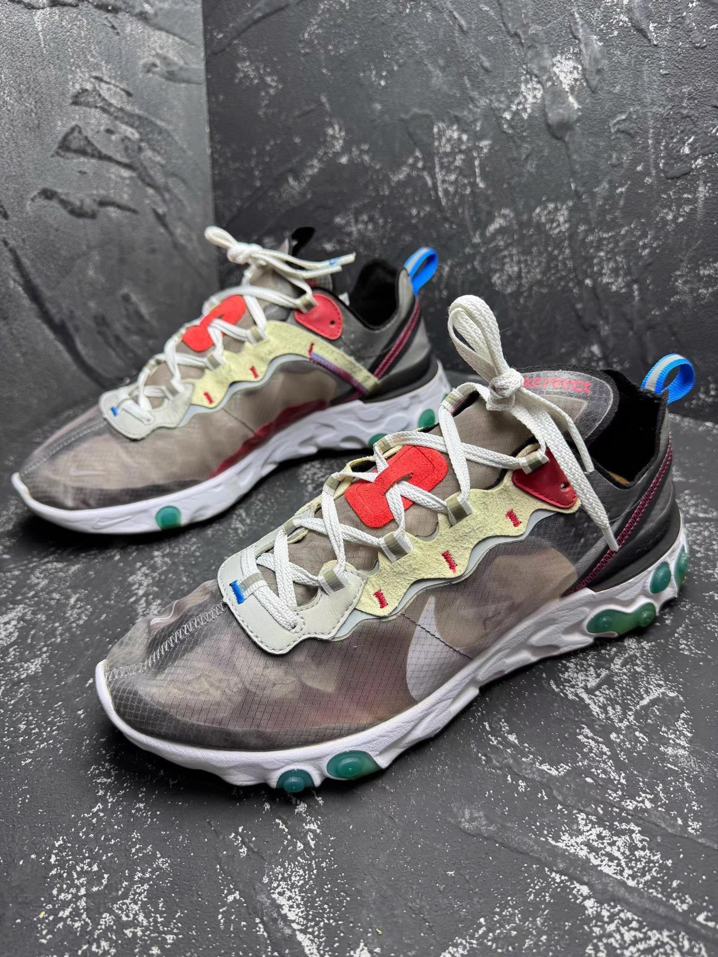 Nike Nike React 87 Undercover Grey Blue Q10 Size US 10 / EU 43 - 1 Thumbnail