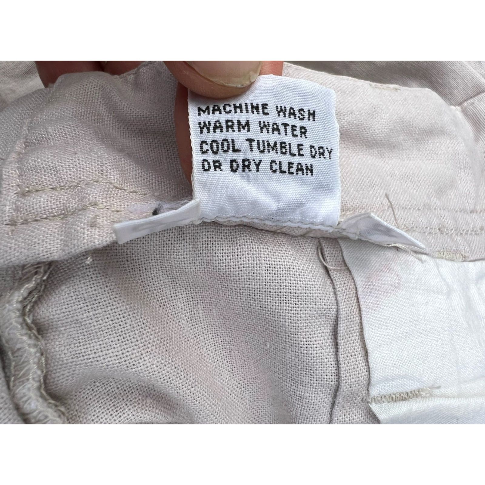 Bugle Boy VINTAGE Bugle Boy Pants Tan 32x31.5 1980s 1990s Peg/Tapered New Wave Cotton Size US 32 / EU 48 - 5 Thumbnail