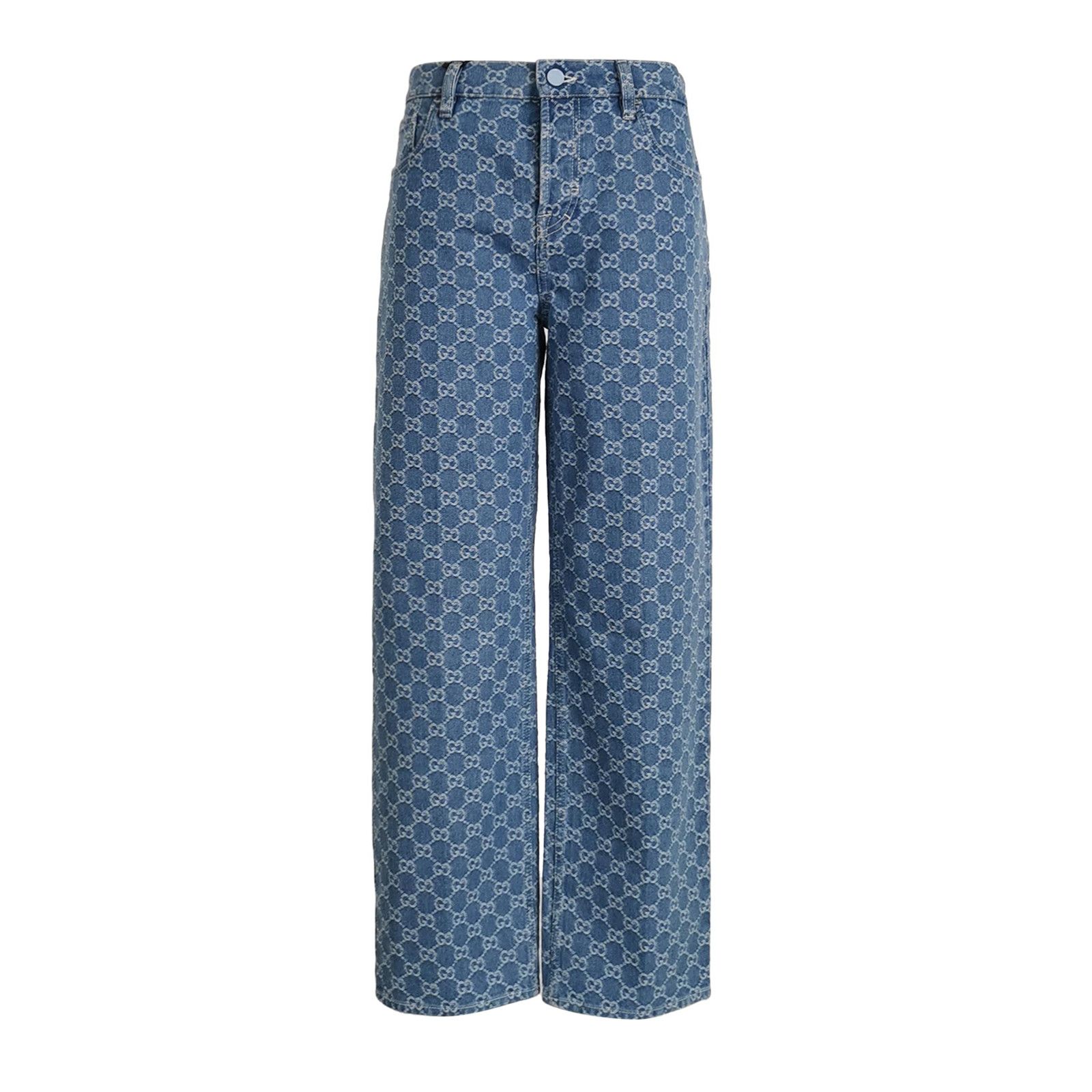 Gucci Gucci GG Monogram Denim Jeans Size 26 Size US 26 / EU 42 - 1 Thumbnail