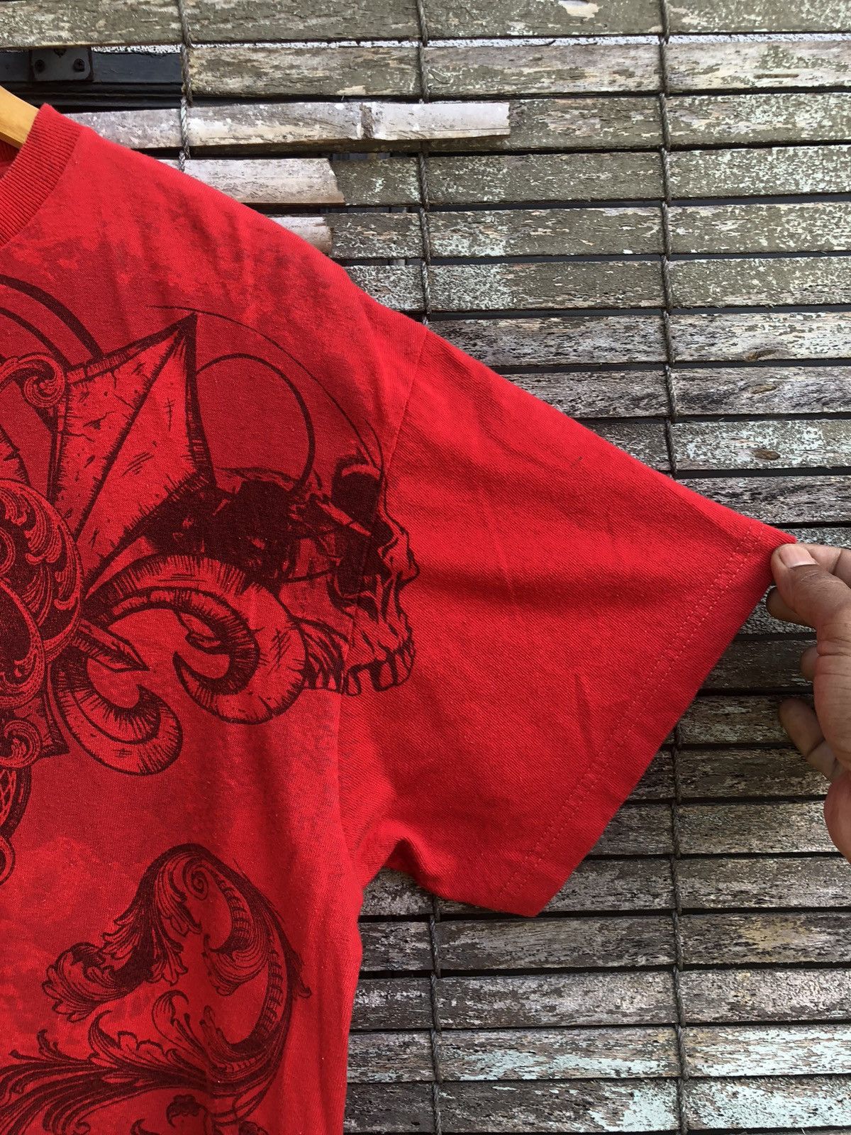 Affliction Vintage Y2K OVP MMA Elite Skulls Gothic Tee Size US L / EU 52-54 / 3 - 5 Thumbnail
