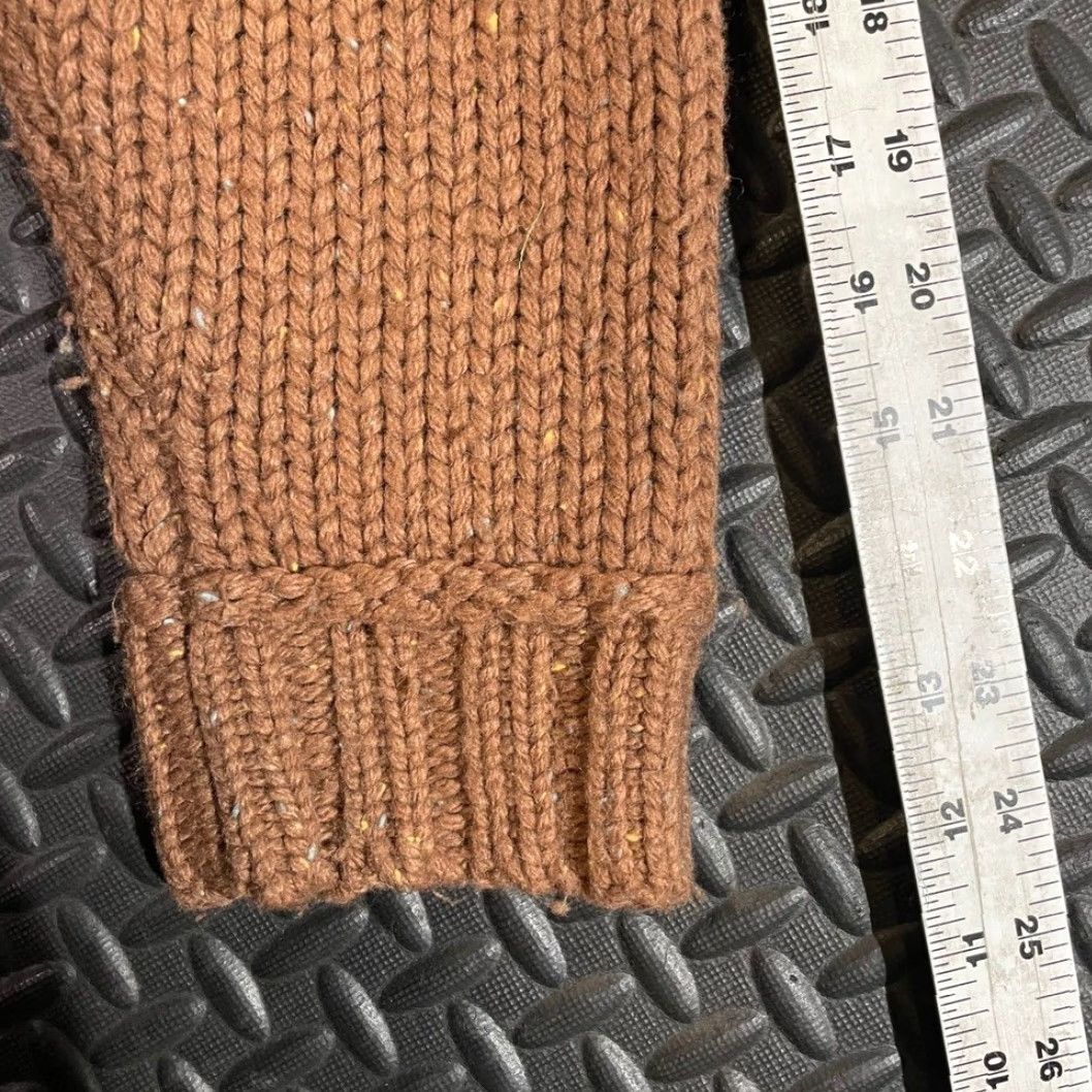 Vintage Woolrich Women's XL Cardigan Full Zip Knit Wool Blend Brown Dark Clove Sweater Size XL / US 12-14 / IT 48-50 - 8 Thumbnail