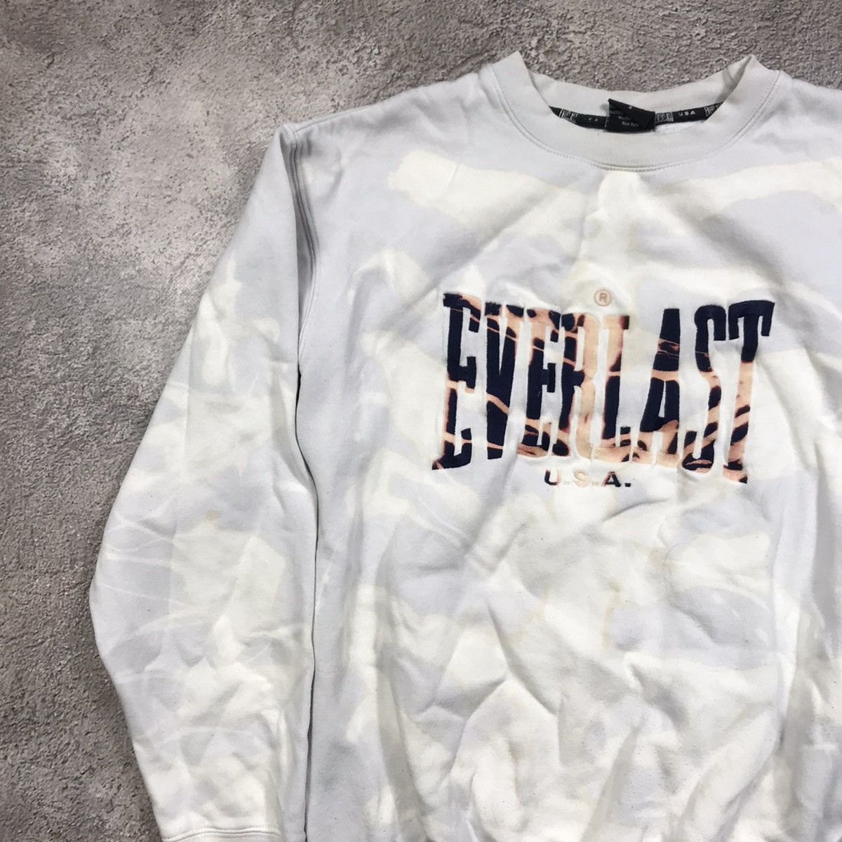 Vintage Vintage Everlast Abstract Graphic Sweatshirt Streetwear Y2K Size US M / EU 48-50 / 2 - 2 Thumbnail