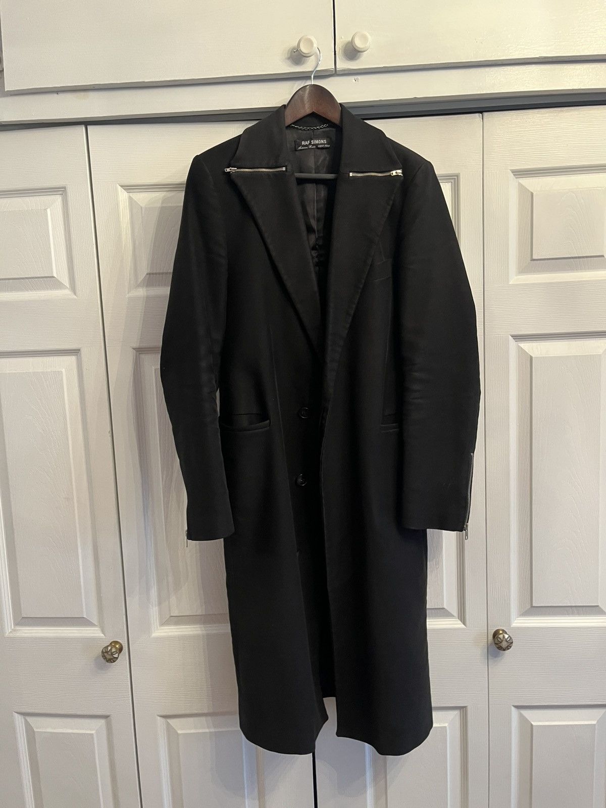AW 1998 Raf Simons Moleskin coat