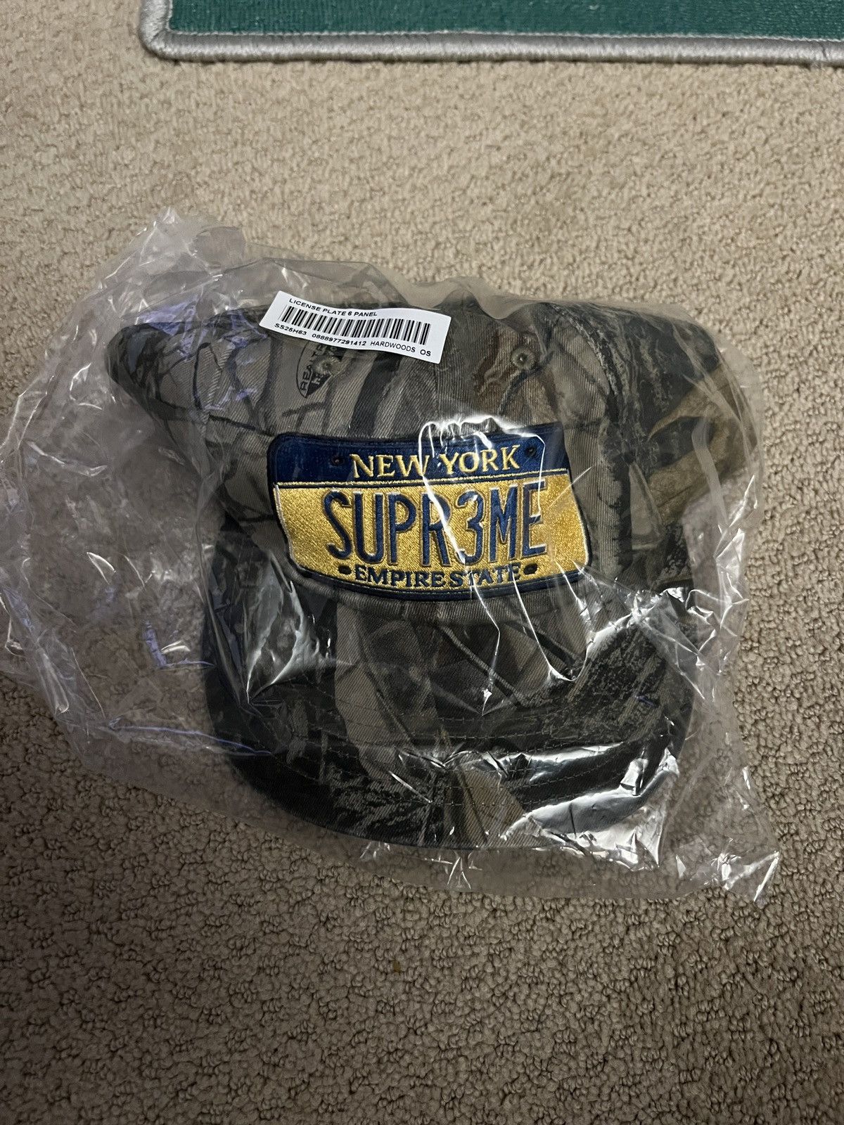 Supreme License Plate 6 Panel Hat | Grailed