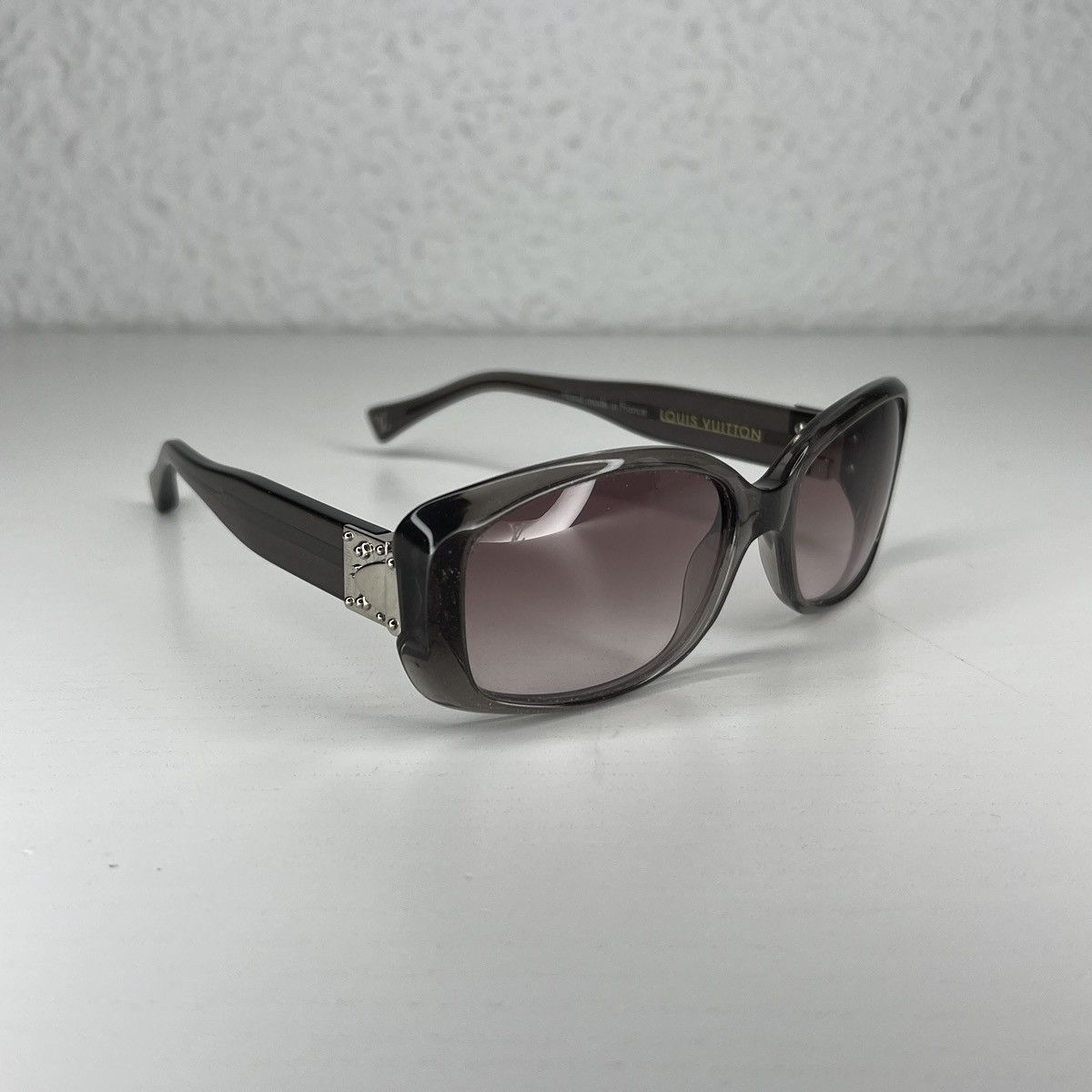 image of Louis Vuitton Sunglasses Glitter Z0070W Rectangle Purple, Women's