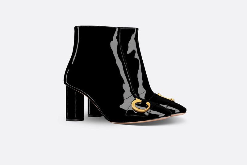 Dior o1w1db10126 C'est Dior Heeled Ankle Boots in Black Size US 12 / IT 42 - 4 Thumbnail