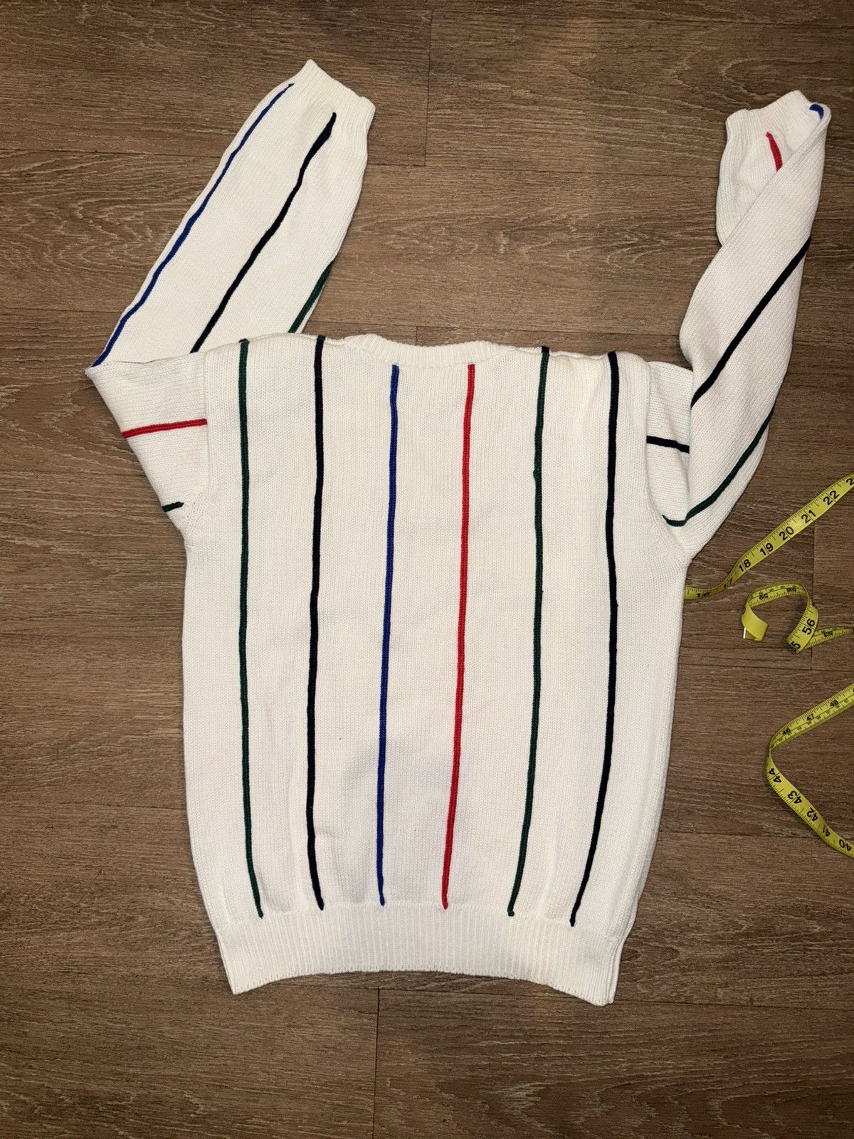 Vintage ***FINAL DROP***RARE 80s PINSTRIPE PULLOVER SWEATER XS Size US XS / EU 42 / 0 - 10 Thumbnail