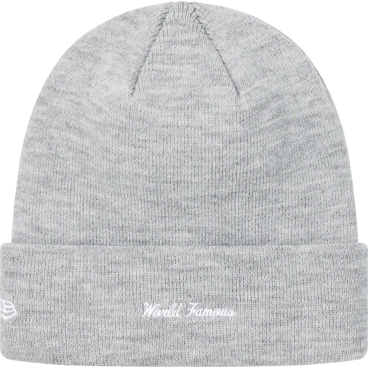 New Era × Supreme FW19 Supreme New Era Bandana Box Logo Beanie Heather Grey OS Size ONE SIZE - 13 Thumbnail