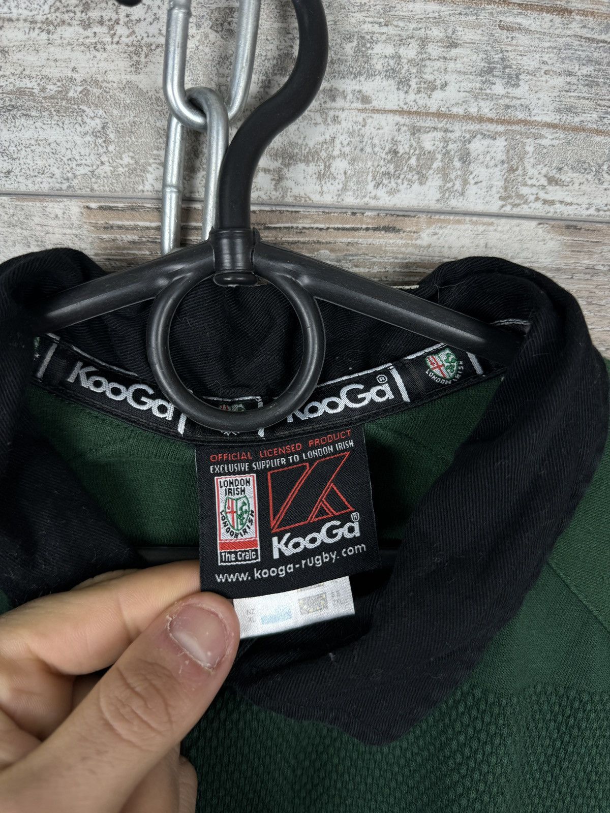 Vintage Mens Vintage KooGa London Irish rugby longsleeve sweatshirt Size US XL / EU 56 / 4 - 10 Thumbnail