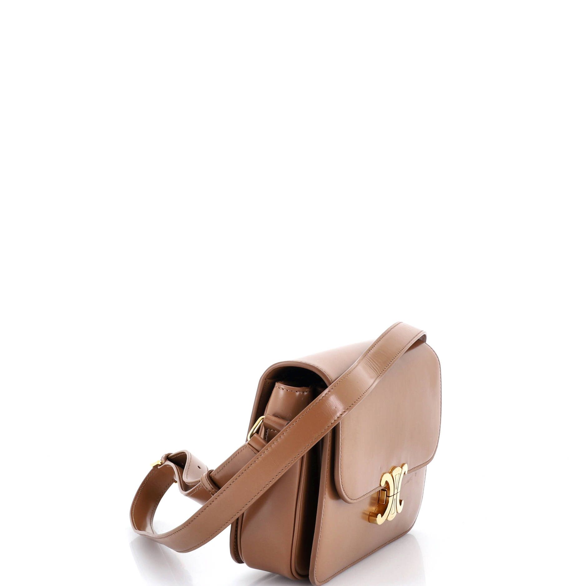 Celine Triomphe Shoulder Bag Smooth Calfskin Large Size ONE SIZE - 1 Thumbnail