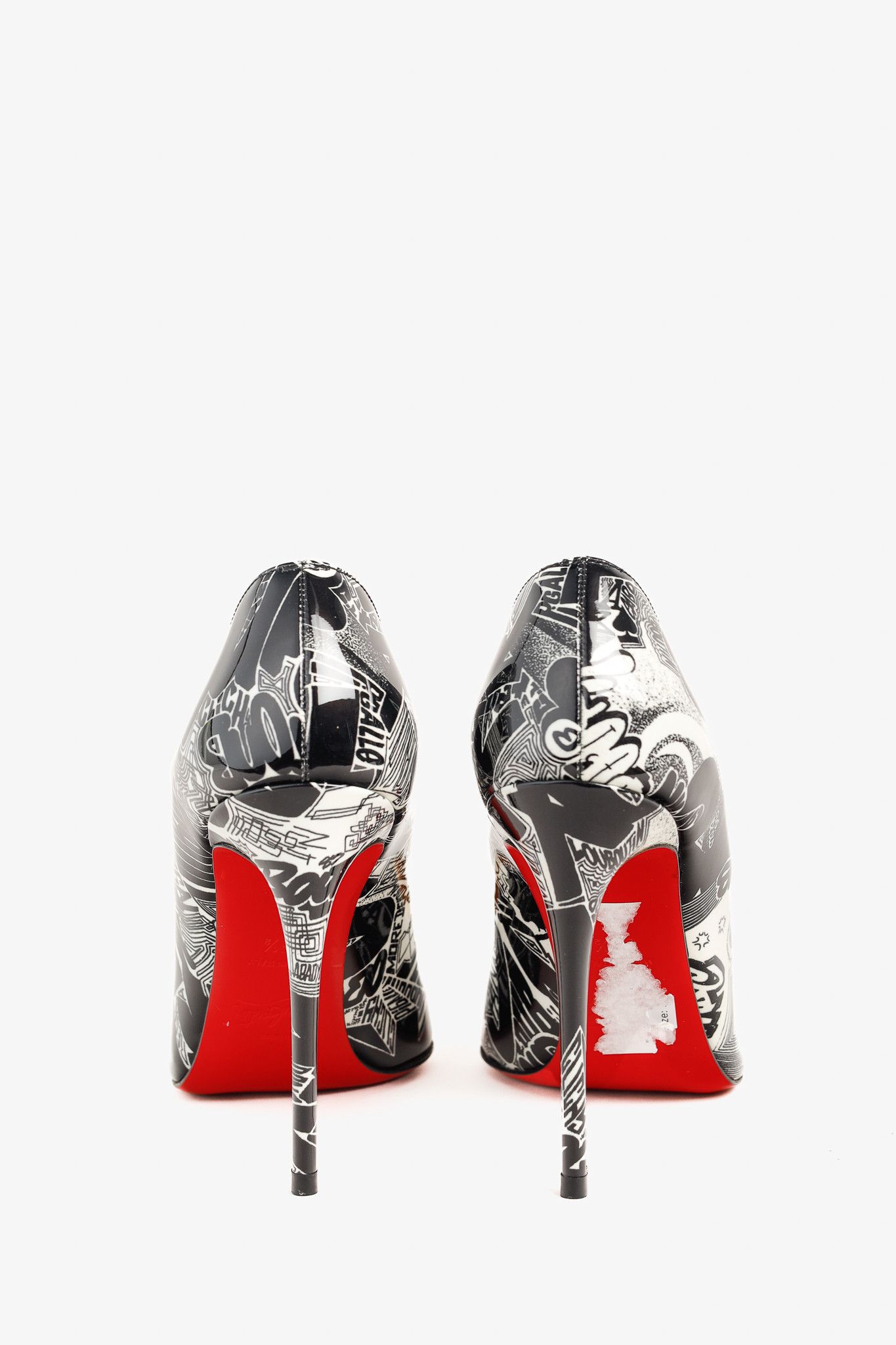 Christian Louboutin Christian Louboutin Patent Nicograf Pigalle Follies 100 Pump Size US 5 / IT 35 - 3 Thumbnail