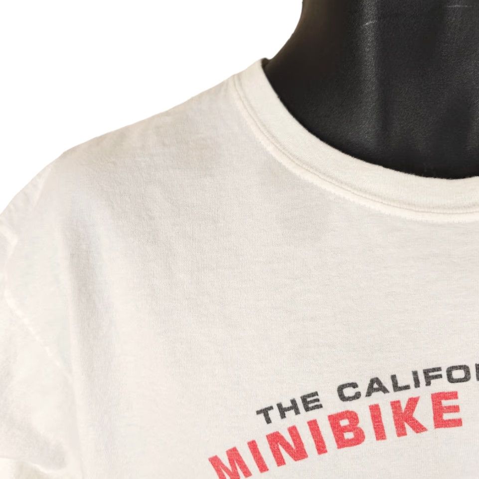 Anvil VINTAGE Old Minibike T Shirt Mens Size Large White FunDay Mini Bike Motorcycle California Size US L / EU 52-54 / 3 - 6 Thumbnail