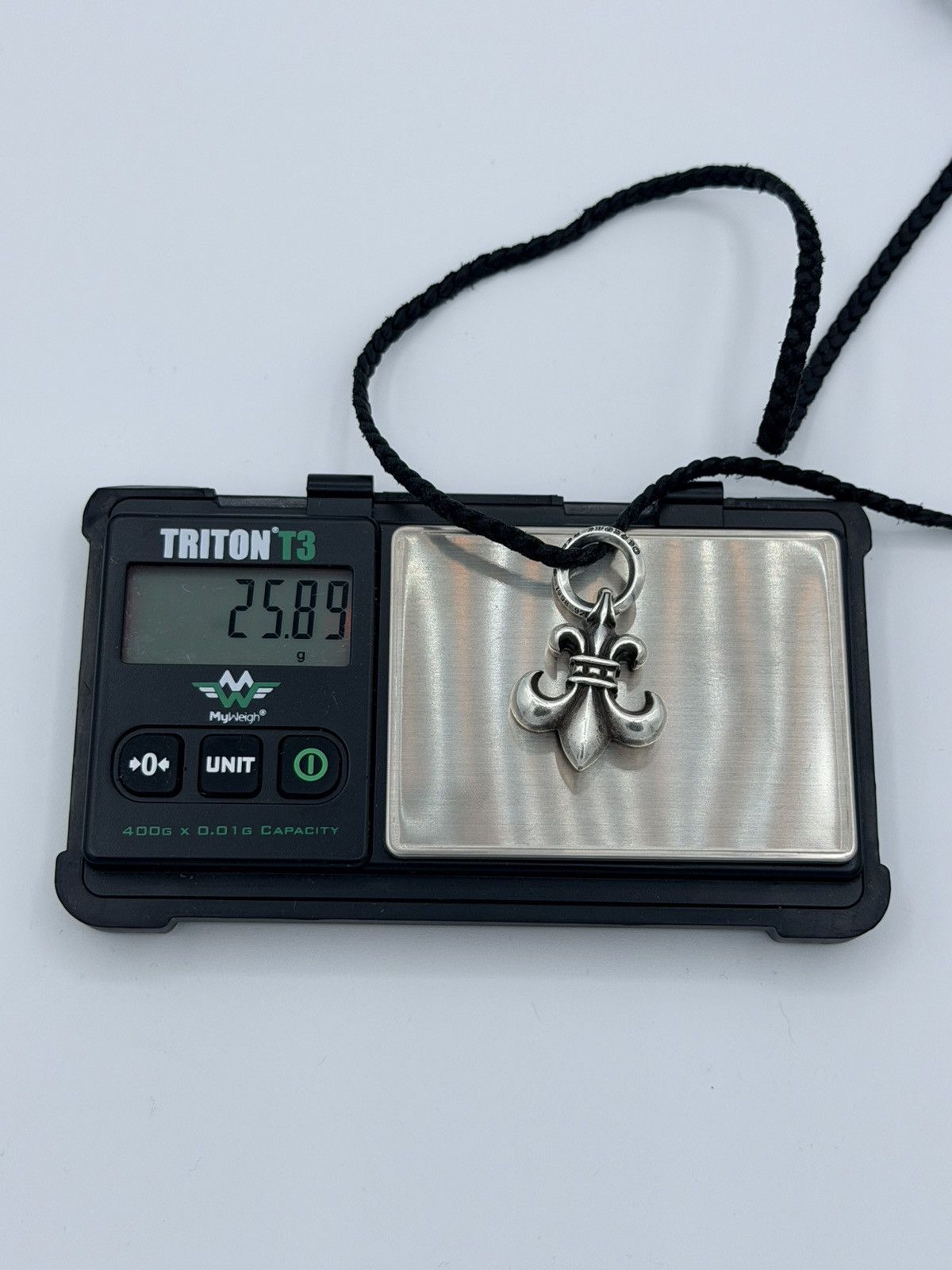 Chrome Hearts Chrome Hearts Leather Fleur de Lis Pendant Necklace Size ONE SIZE - 2 Thumbnail