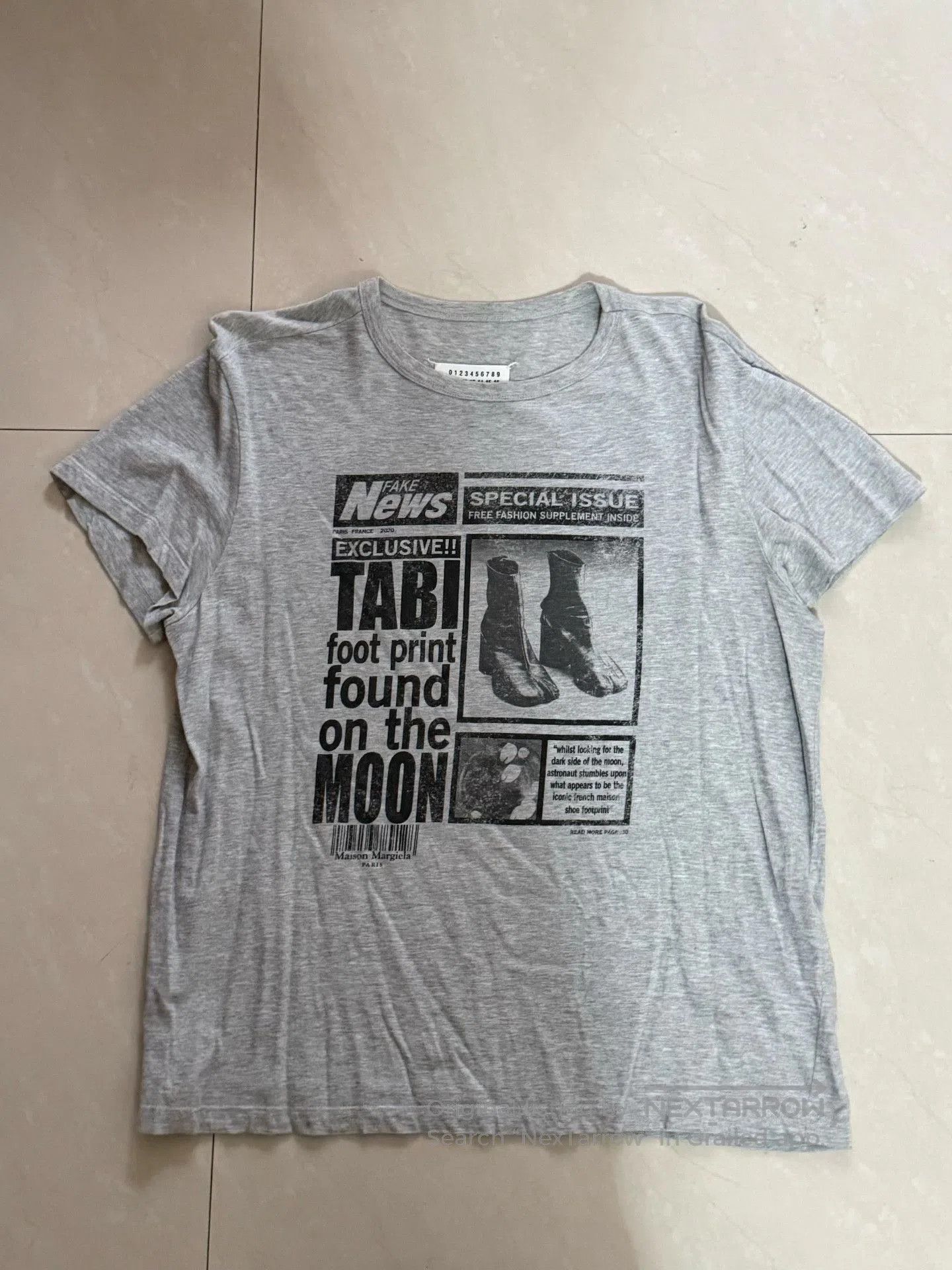 Maison Margiela Maison Margiela Tabi Newspaper Print. Size US 14 / EU 47 - 1 Thumbnail