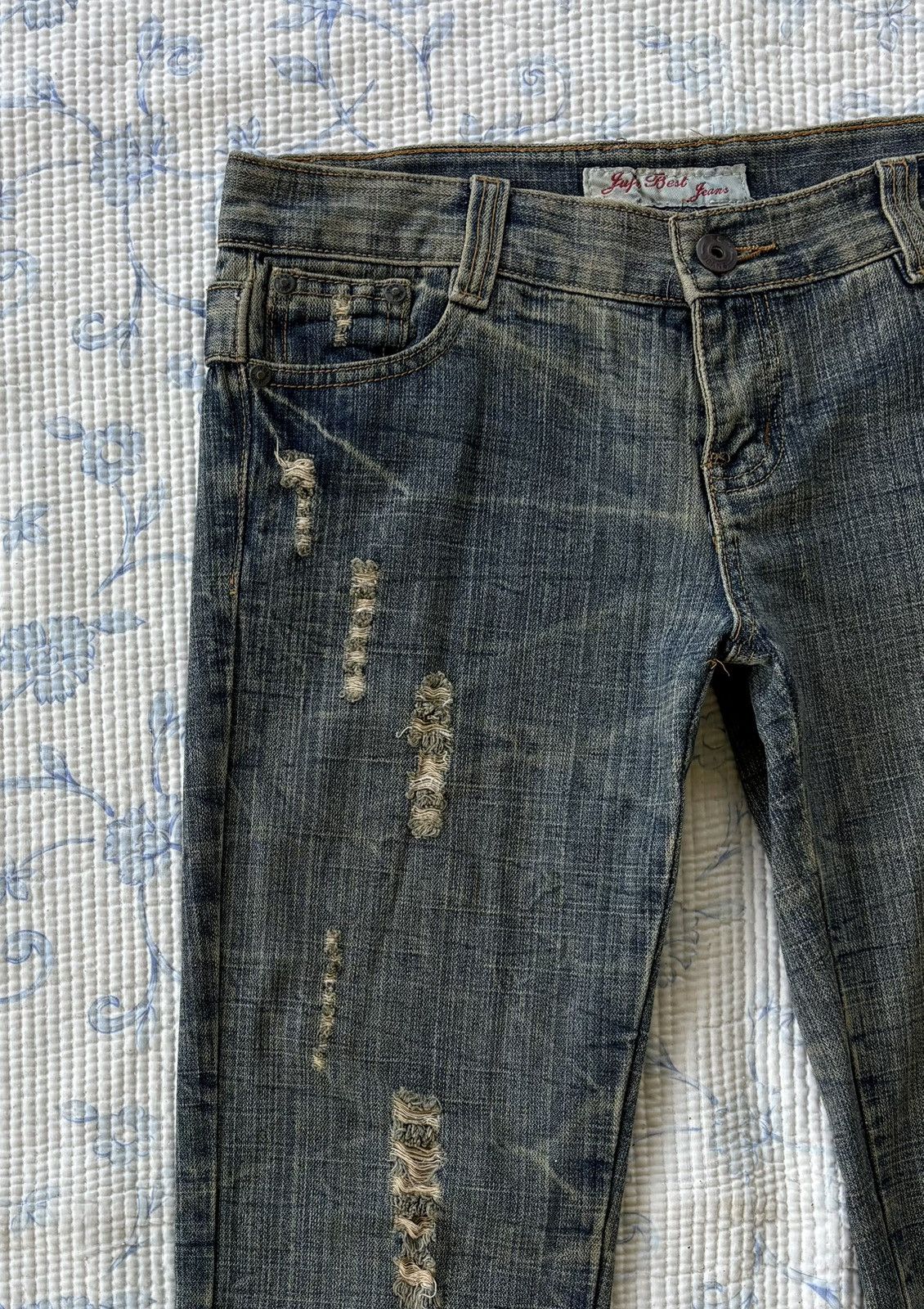 Vintage Vintage ZLR Streetwear Jeans Distressed Denim Size US 32 / EU 48 - 2 Thumbnail