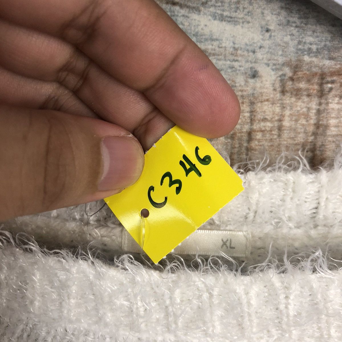 Homespun Knitwear DL GU White vintage mohair shaggy Knitwear #C346 Size XL / US 12-14 / IT 48-50 - 12 Thumbnail