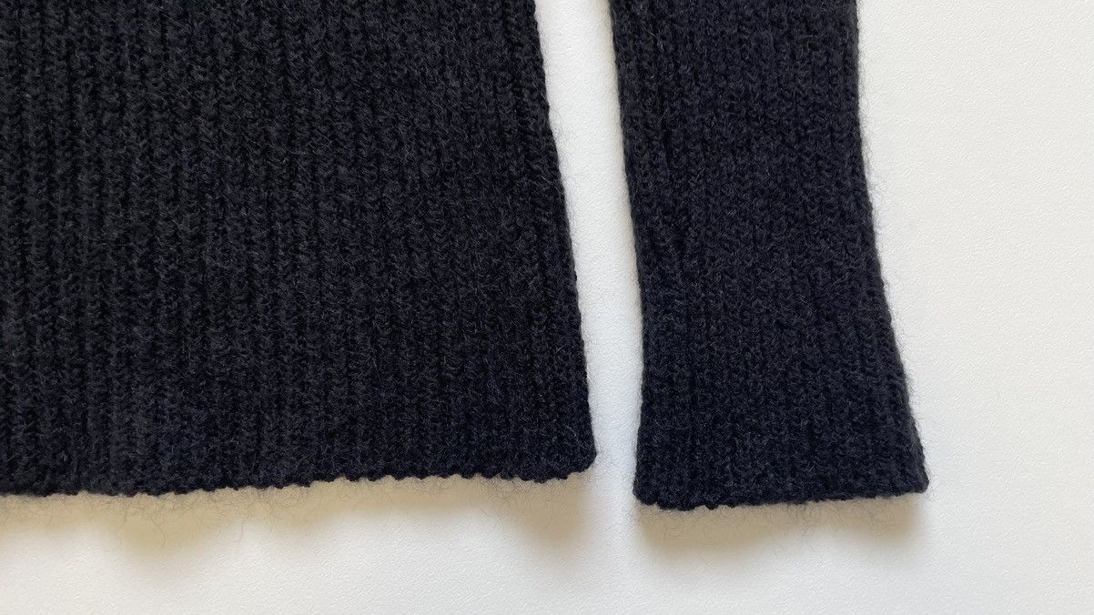Haider Ackermann Ribbed Black Mohair Sweater Size US L / EU 52-54 / 3 - 8 Thumbnail