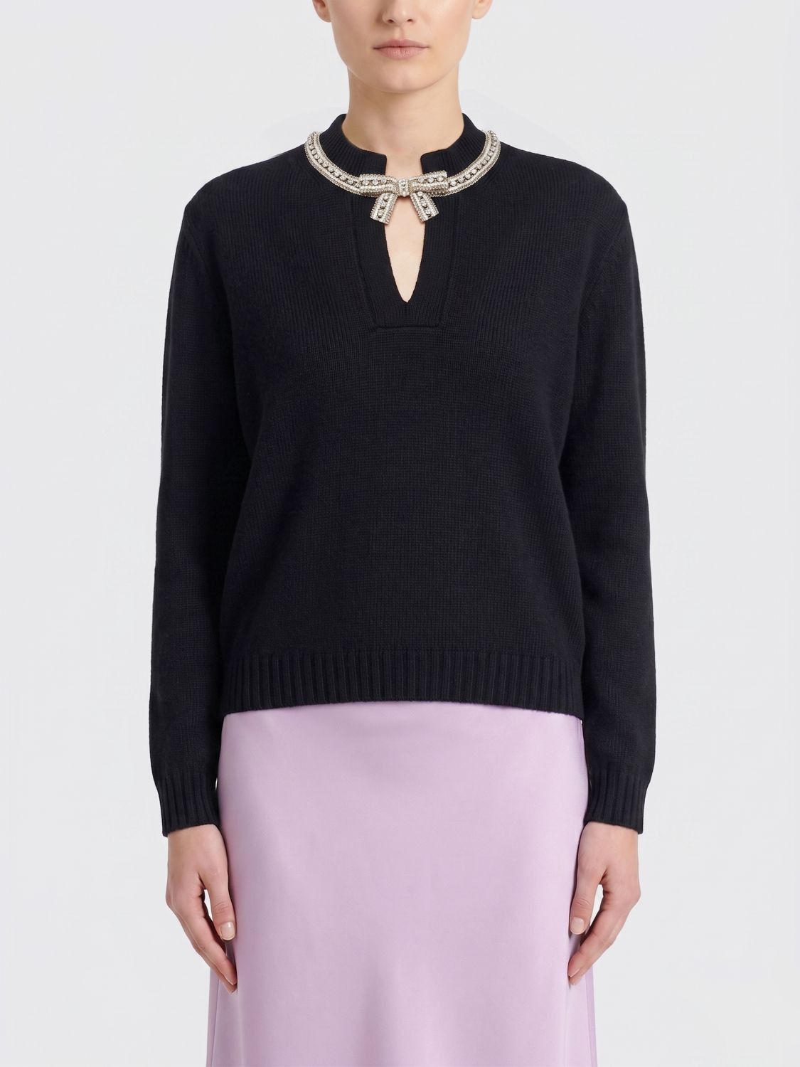 Valentino Valentino Sweater Woman Black Size M / US 6-8 / IT 42-44 - 1 Thumbnail