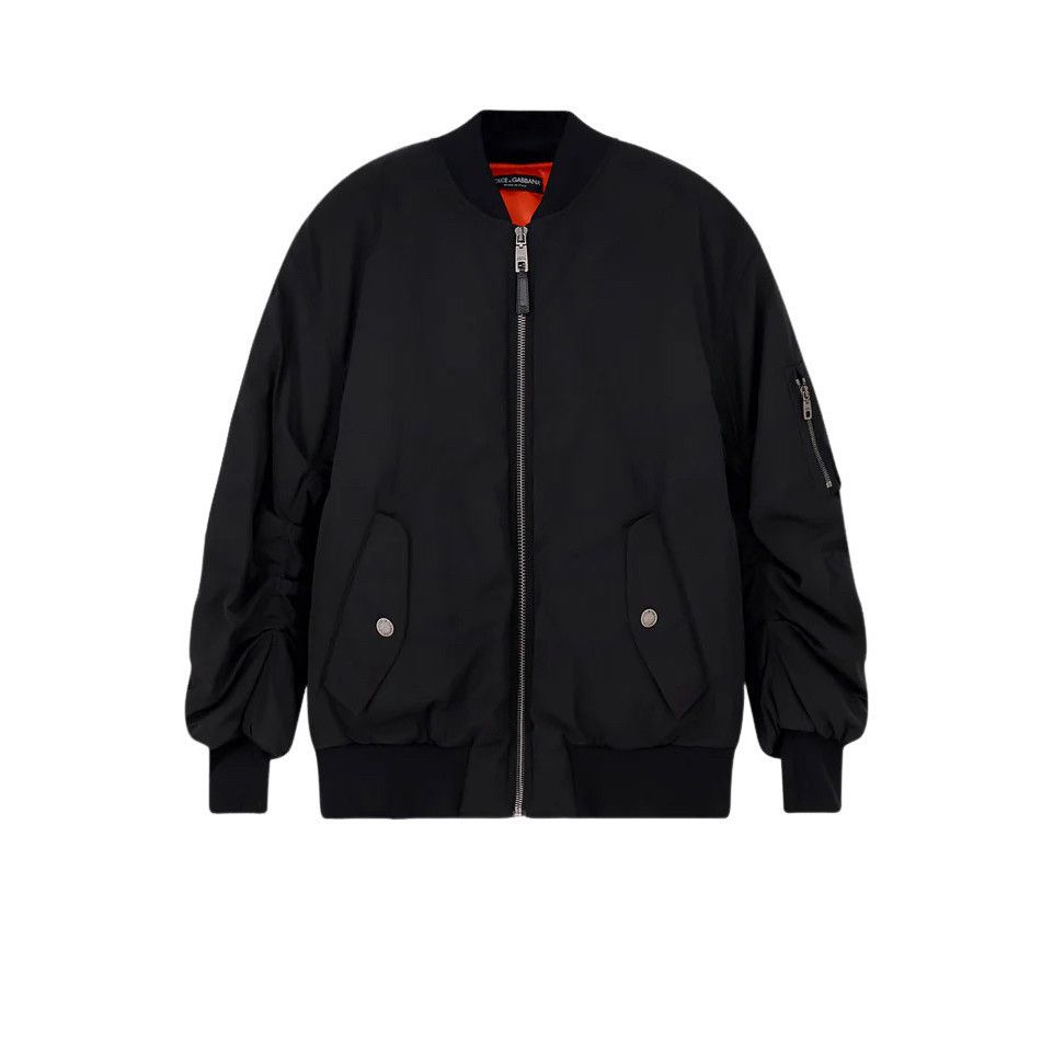 DOLCE & GABBANA Black Women's Nylon Jacket New & Authentic (