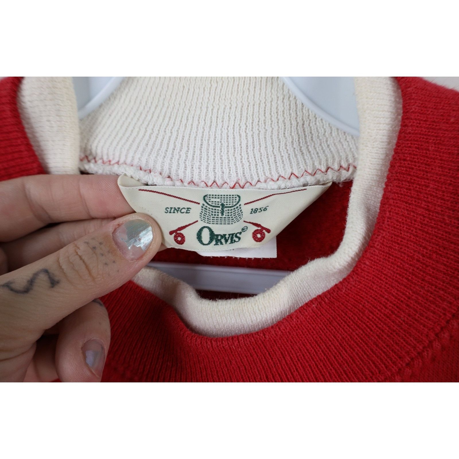 Orvis Vintage 90s Orvis Christmas Polar Bear Sweatshirt Size M / US 6-8 / IT 42-44 - 6 Thumbnail