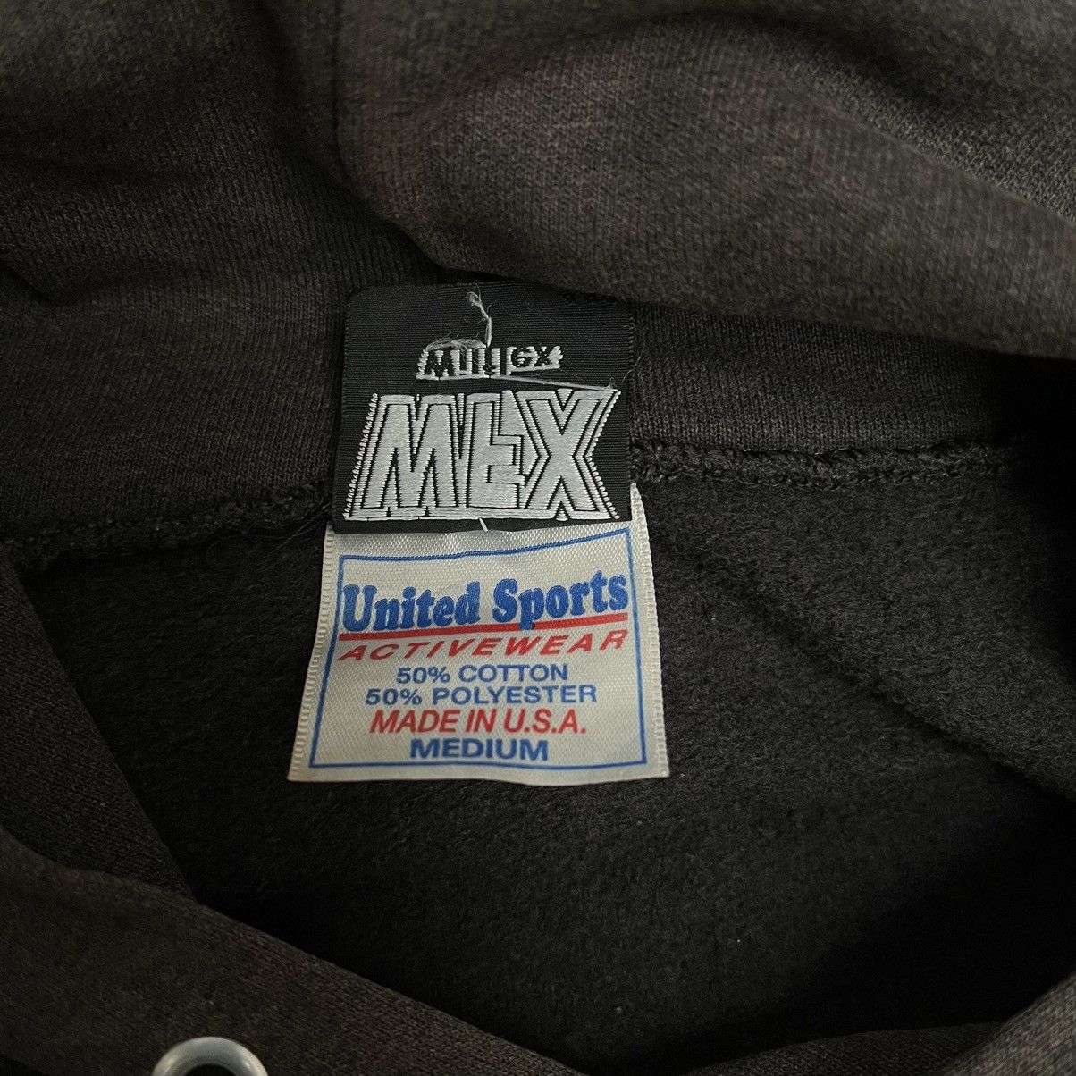 Band Tees ✨ Vintage Rare 90s The Clash Hoodie AF logo Wilfex Made In 🇺🇸 Size US M / EU 48-50 / 2 - 6 Thumbnail