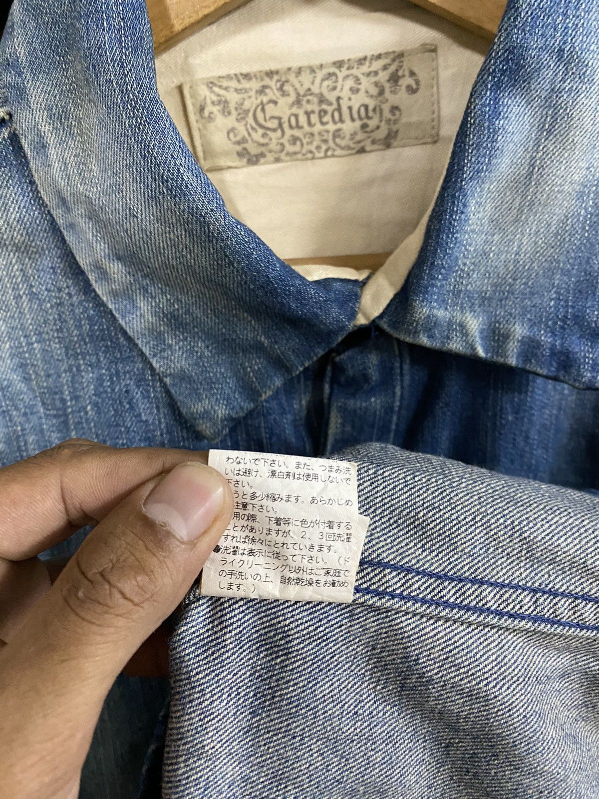 Hysteric Glamour × If Six Was Nine × Japanese Brand Japanese Rusty Garedia Distressed Denim Jacket Size US M / EU 48-50 / 2 - 7 Thumbnail