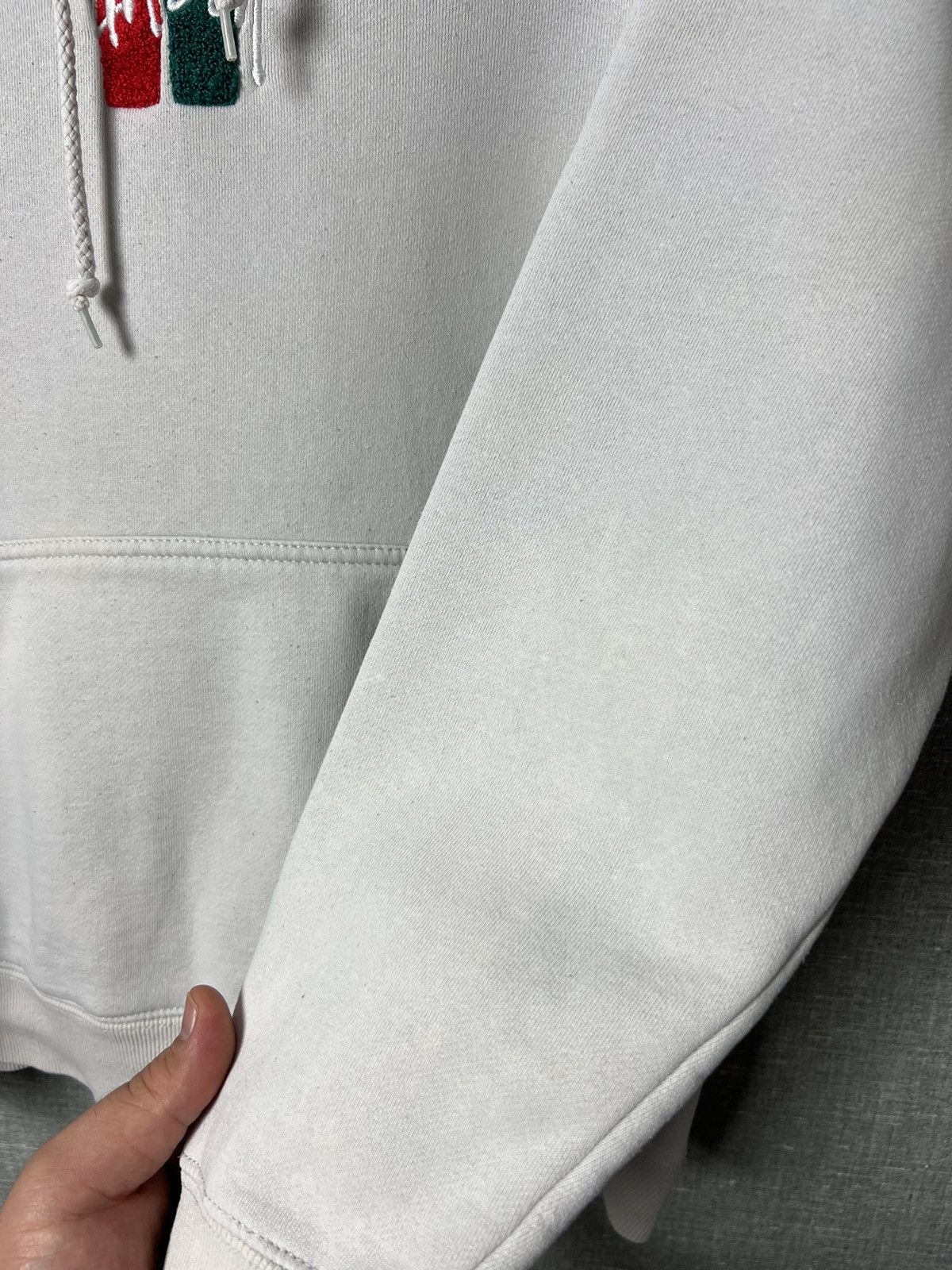 Stussy RARE STUSSY BARS LOGO APPLIQUE HOODIE SIZE S Size US S / EU 44-46 / 1 - 5 Thumbnail