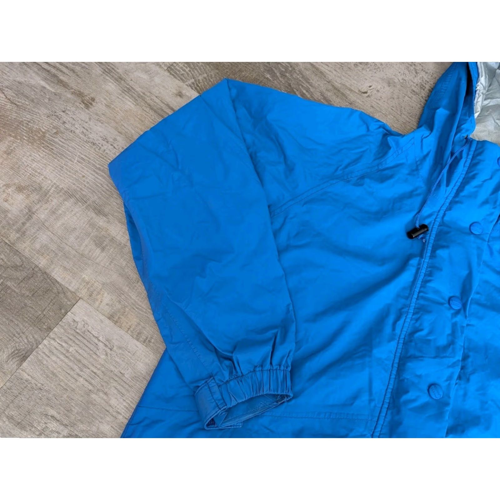 Rains VINTAGE LL Bean Gore-Tex Rain Windbreaker Parka Jacket Hooded Women S Turquoise Nylon 90s Outdoor Mens Womens? Size S / US 4 / IT 40 - 4 Thumbnail