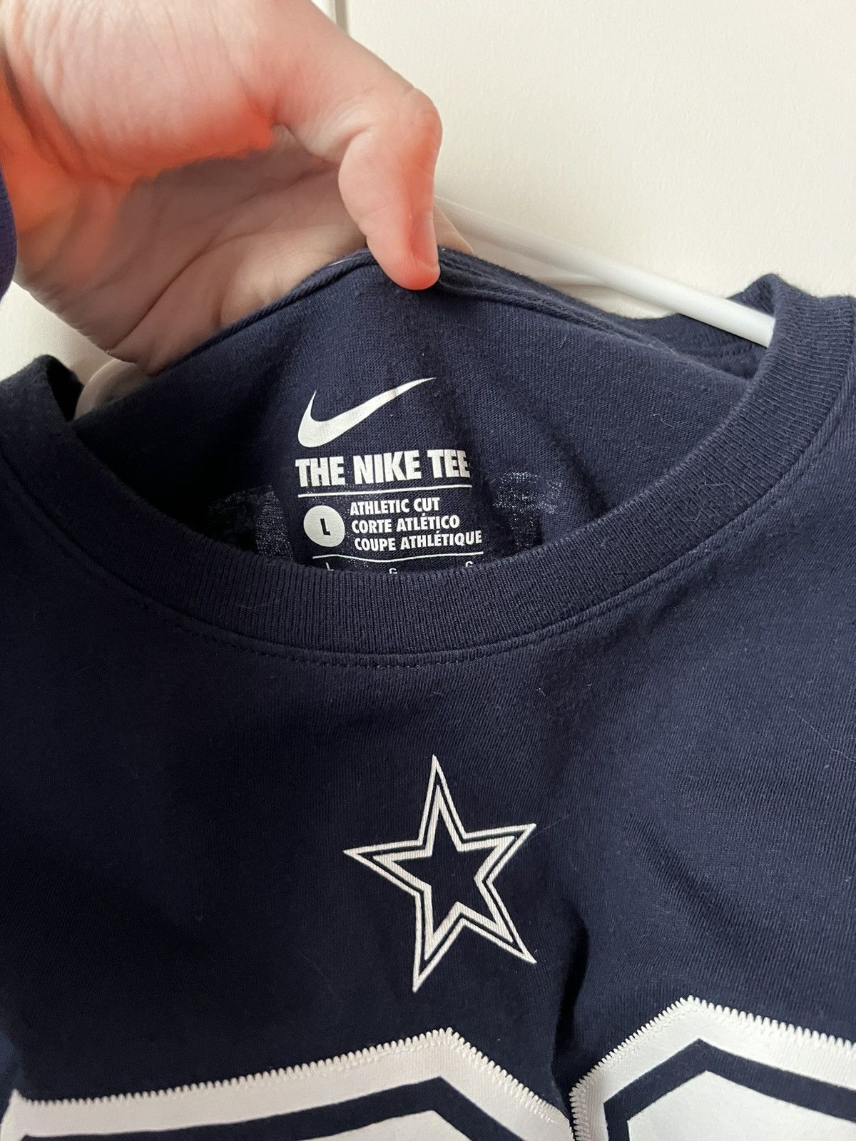 NFL Vintage Ezekiel Elliot Embossed Dallas Cowboys Shirt Size US L / EU 52-54 / 3 - 4 Thumbnail
