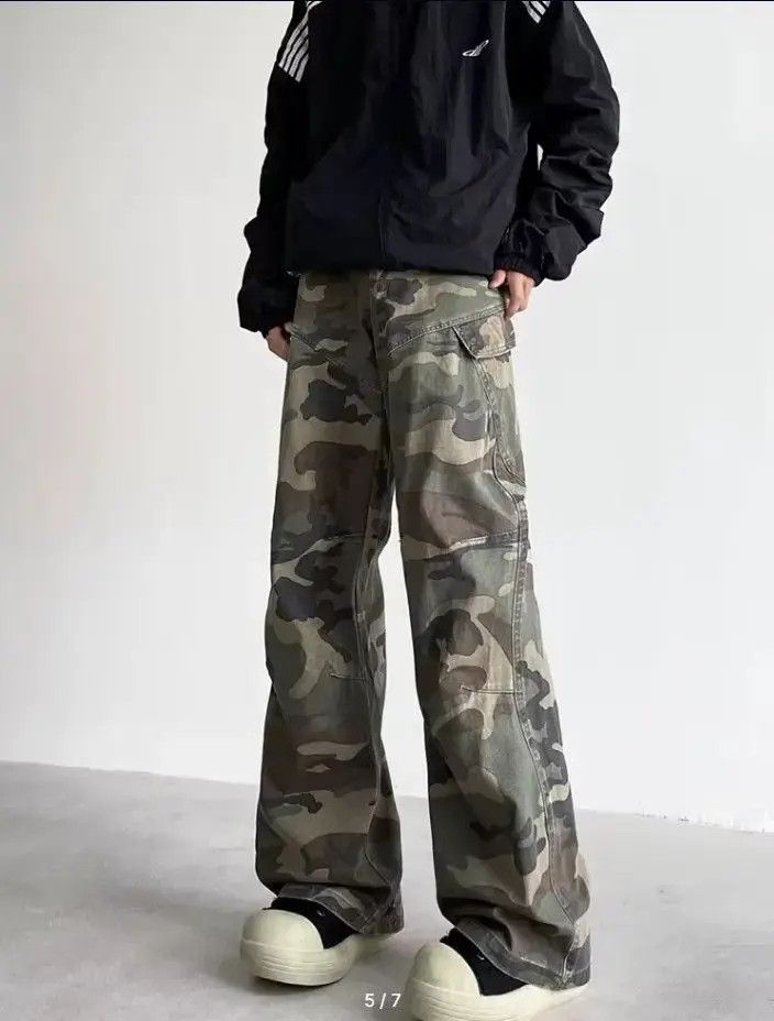 Japanese Brand personal clothing camouflage baggy cargo jeans Size US 32 / EU 48 - 4 Thumbnail