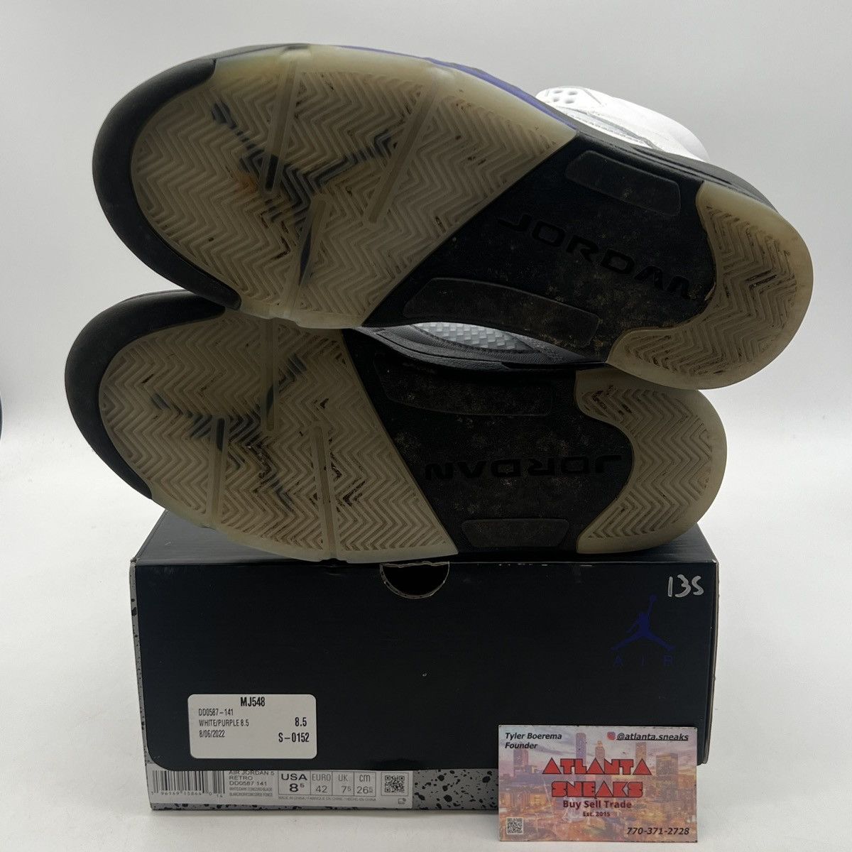 Jordan Brand Air Jordan 5 concord Size US 8.5 / EU 41-42 - 8 Thumbnail