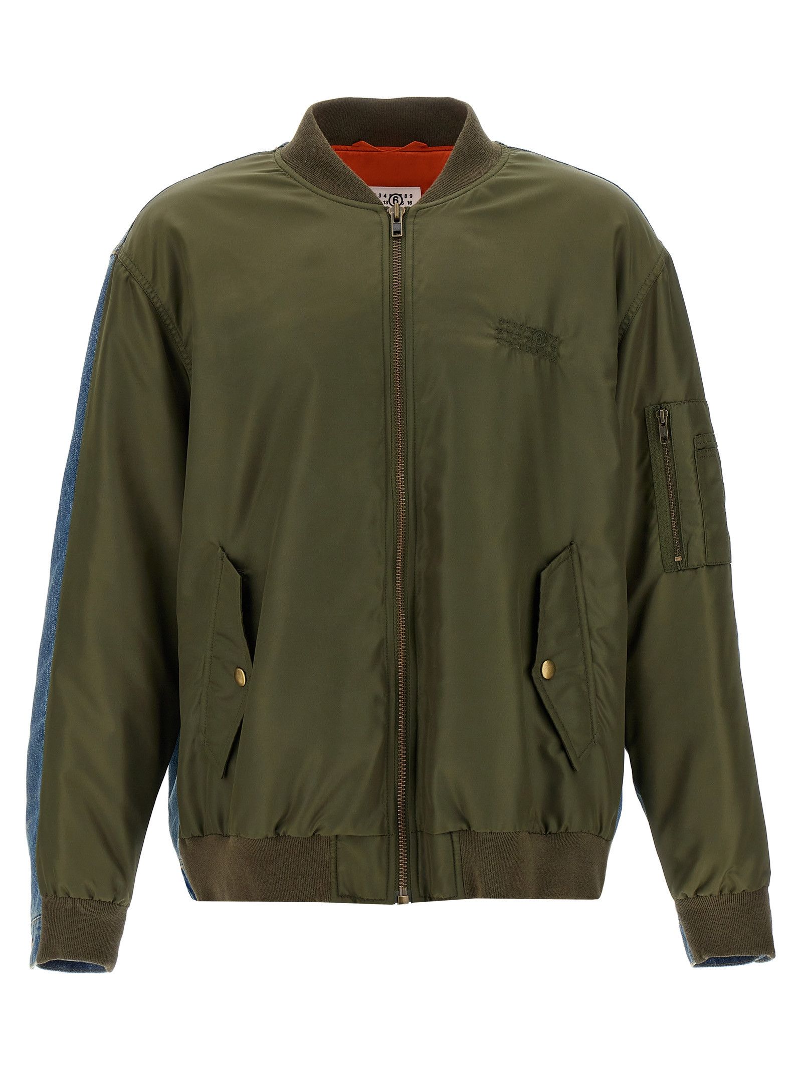 Maison Margiela Bimaterial Bomber Jacket Size US M / EU 48-50 / 2 - 1 Thumbnail