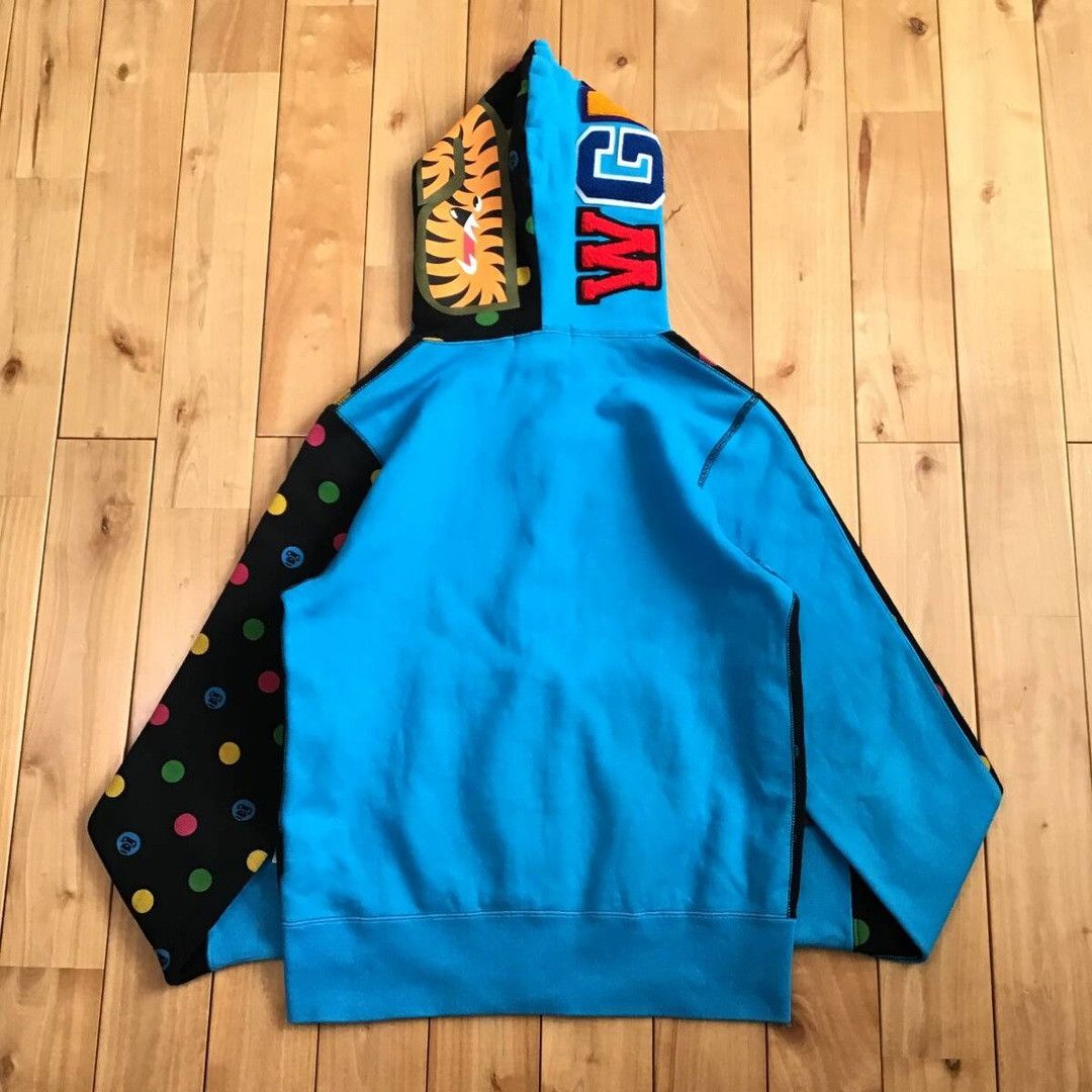 Bape × Nigo BAPE Dot Milo Shark Full Zip Hoodie a bathing ape Size US S / EU 44-46 / 1 - 2 Thumbnail