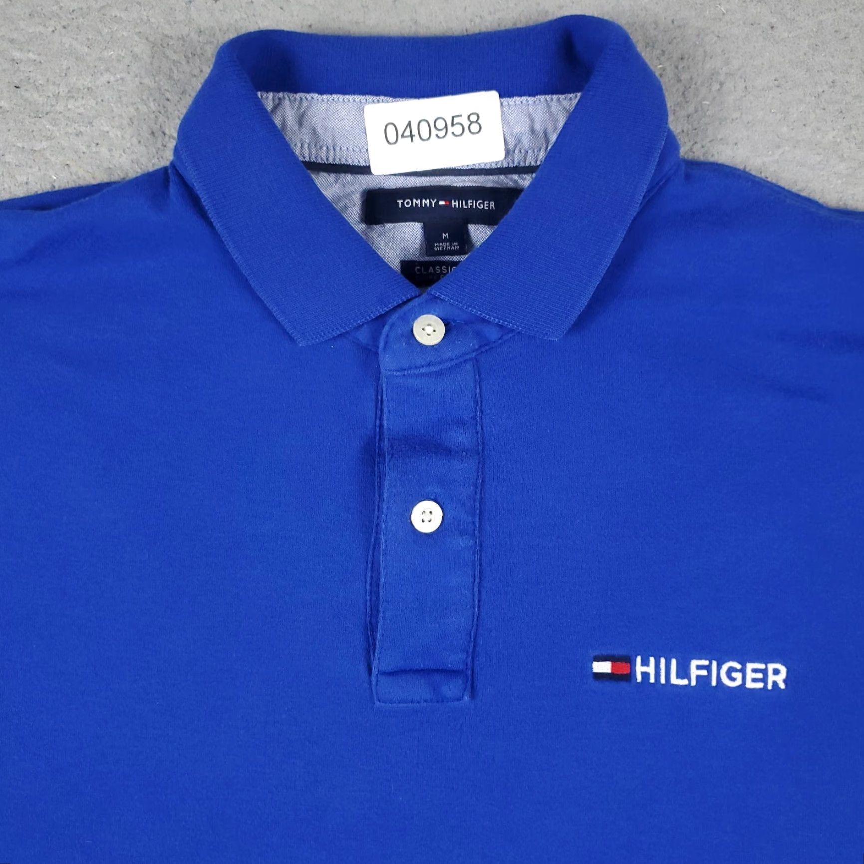 Tommy Hilfiger Tommy Hilfiger Polo Shirt Mens Medium Blue Casual Short Sleeve Activewear Size US M / EU 48-50 / 2 - 2 Thumbnail