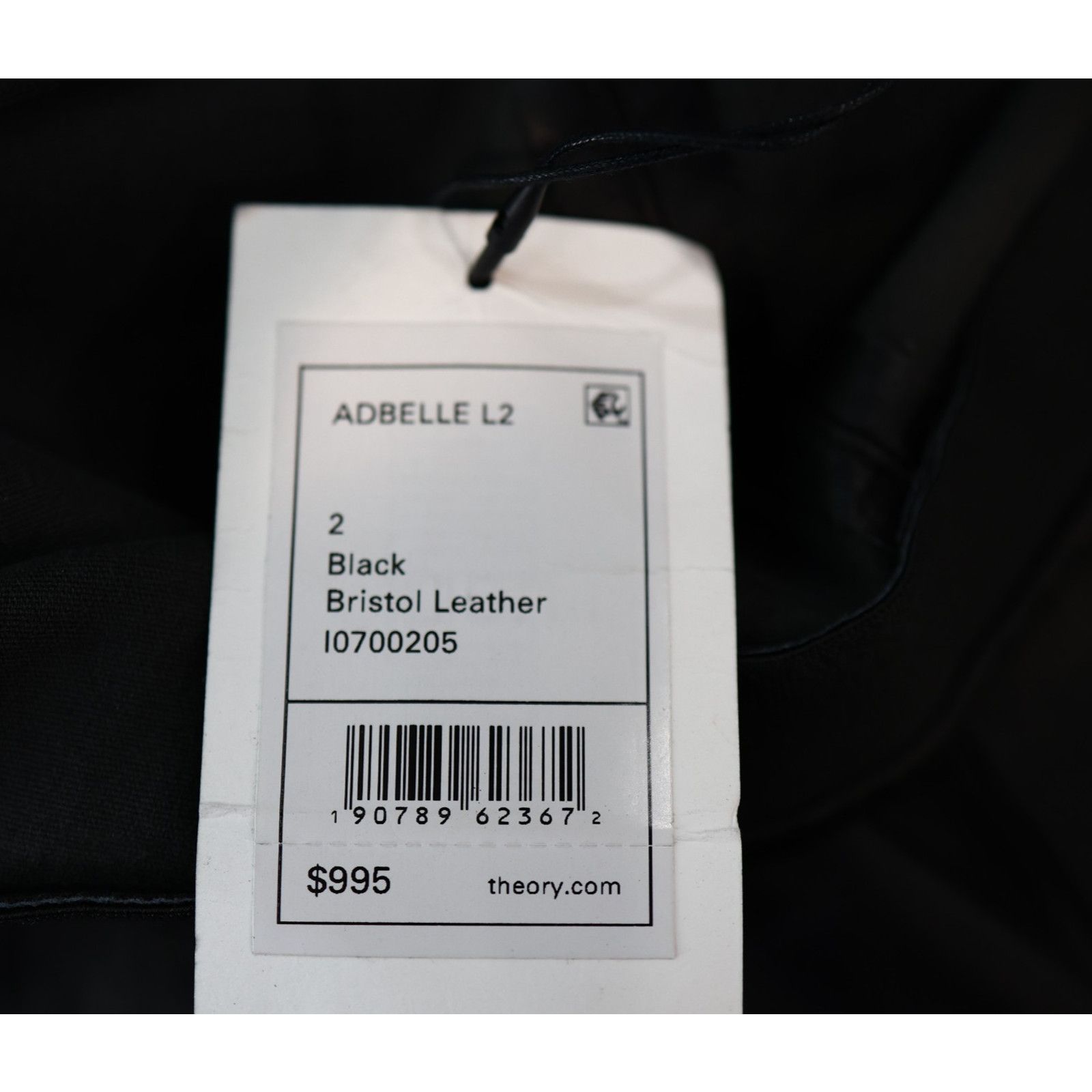 Theory THEORY Adbelle L2 Bristol Leather Leggings Pants Sz 2 $995 Size 26" / US 2 / IT 38 - 6 Thumbnail
