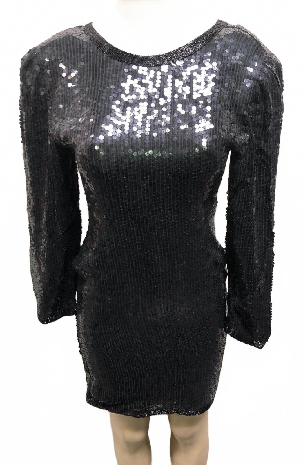 Sequined Dress Black size 16