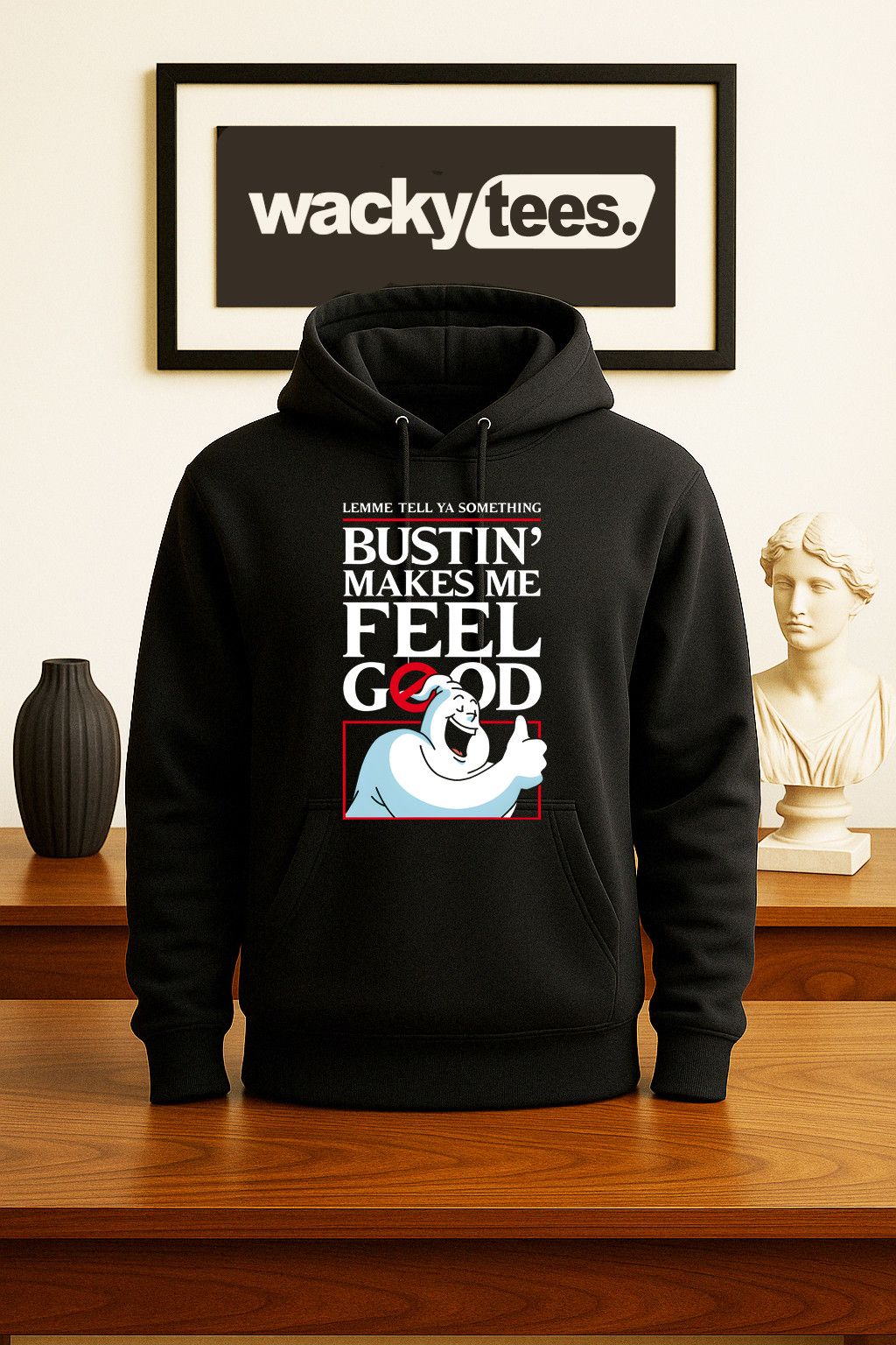 Other Bustin Makes Me Feel Good Ghost Parody Graphic Tee Shirt Size US L / EU 52-54 / 3 - 4 Thumbnail
