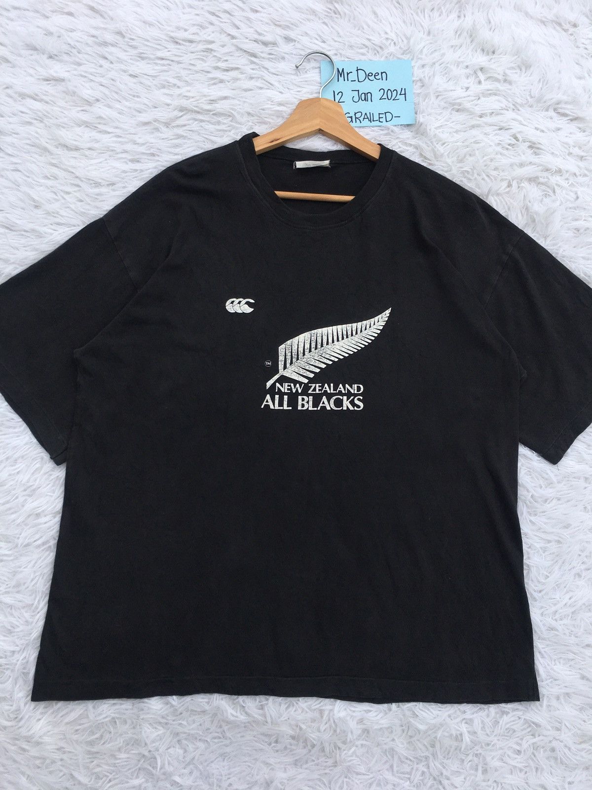 Canterbury of New Zealand Vintage CCC New Zealand All Blacks Tshirt Size US L / EU 52-54 / 3 - 3 Thumbnail